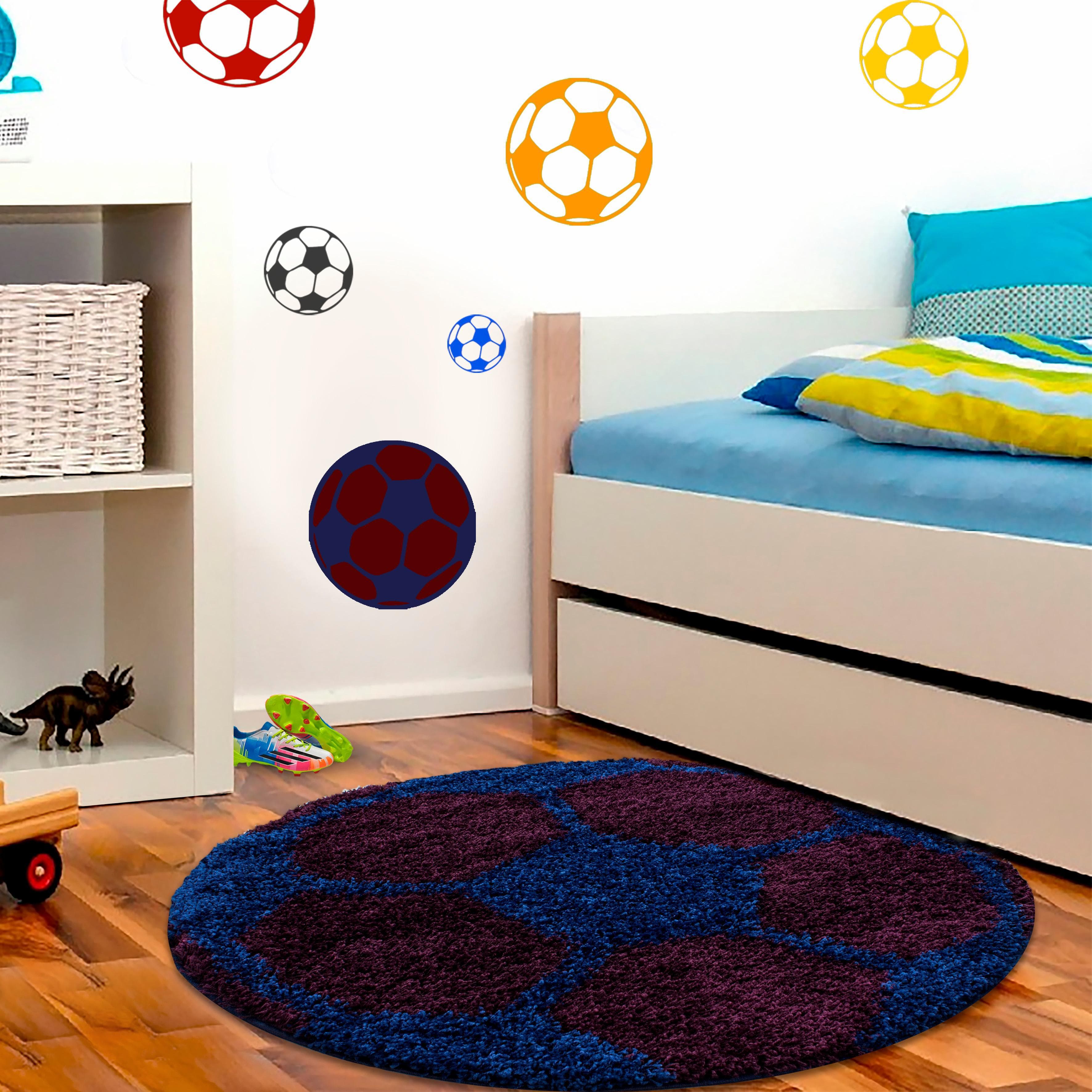 Kinderteppich Fun Dunkelblau Ø ca. 120cm
