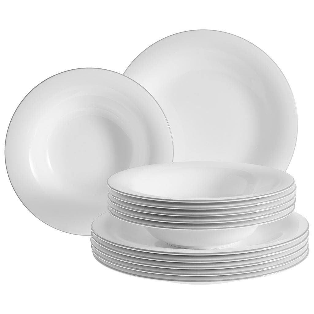 Villeroy & Boch Tafelservice Grey Lines Grau/Weiß Keramik 12-teilig