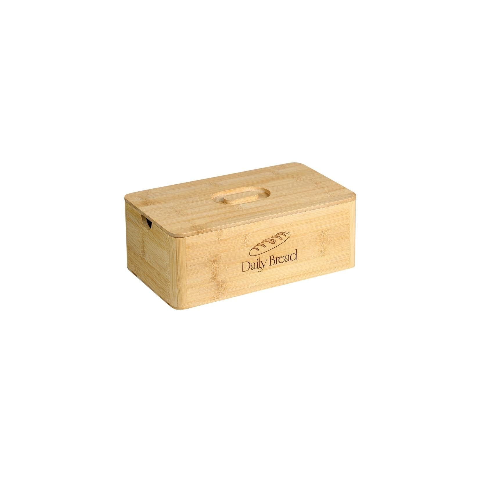 KESPER Brotkasten Bambus FSC mit Schneidebrett-Deckel