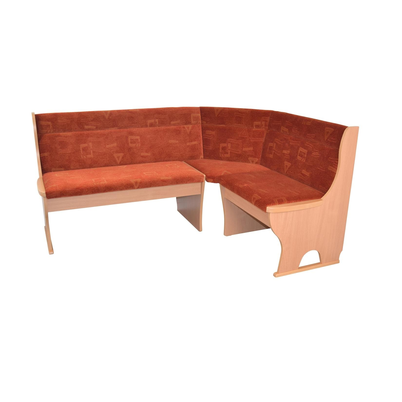 moebel-direkt-online Eckbank Truheneckbank 165x125 cm Velour-Stoffbezug