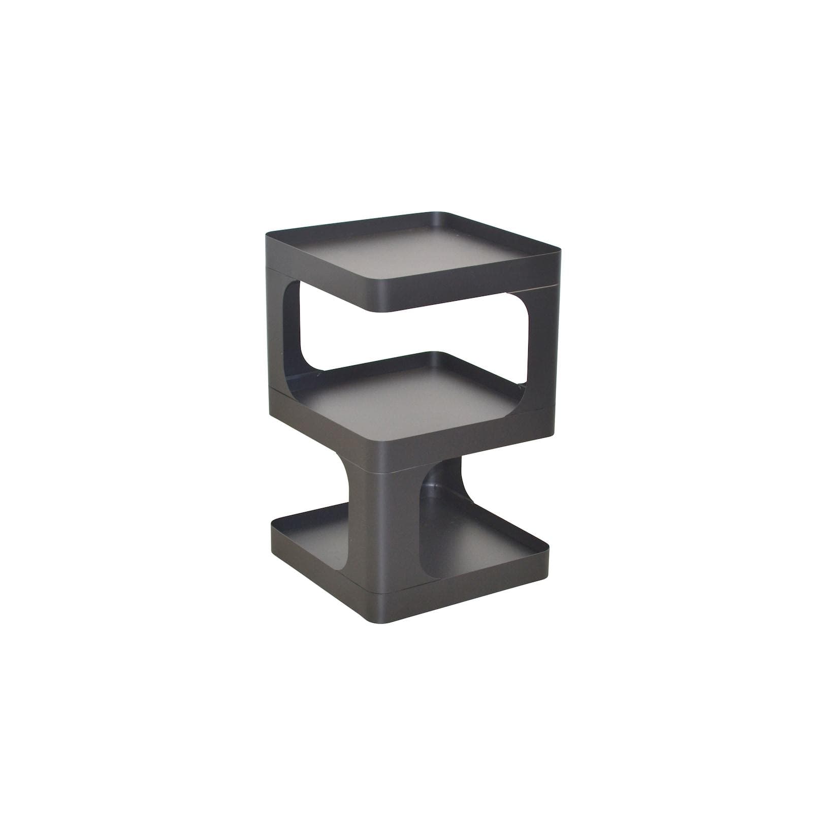 möbel direkt online Beistelltisch Franca Metall Modern Schwarz/Weiß