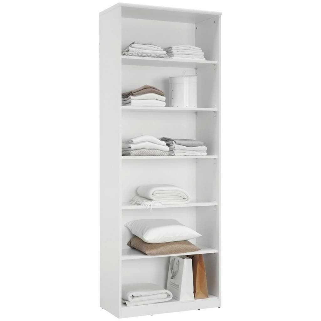 Xora Regal Weiß Holzwerkstoff 5 Fächer