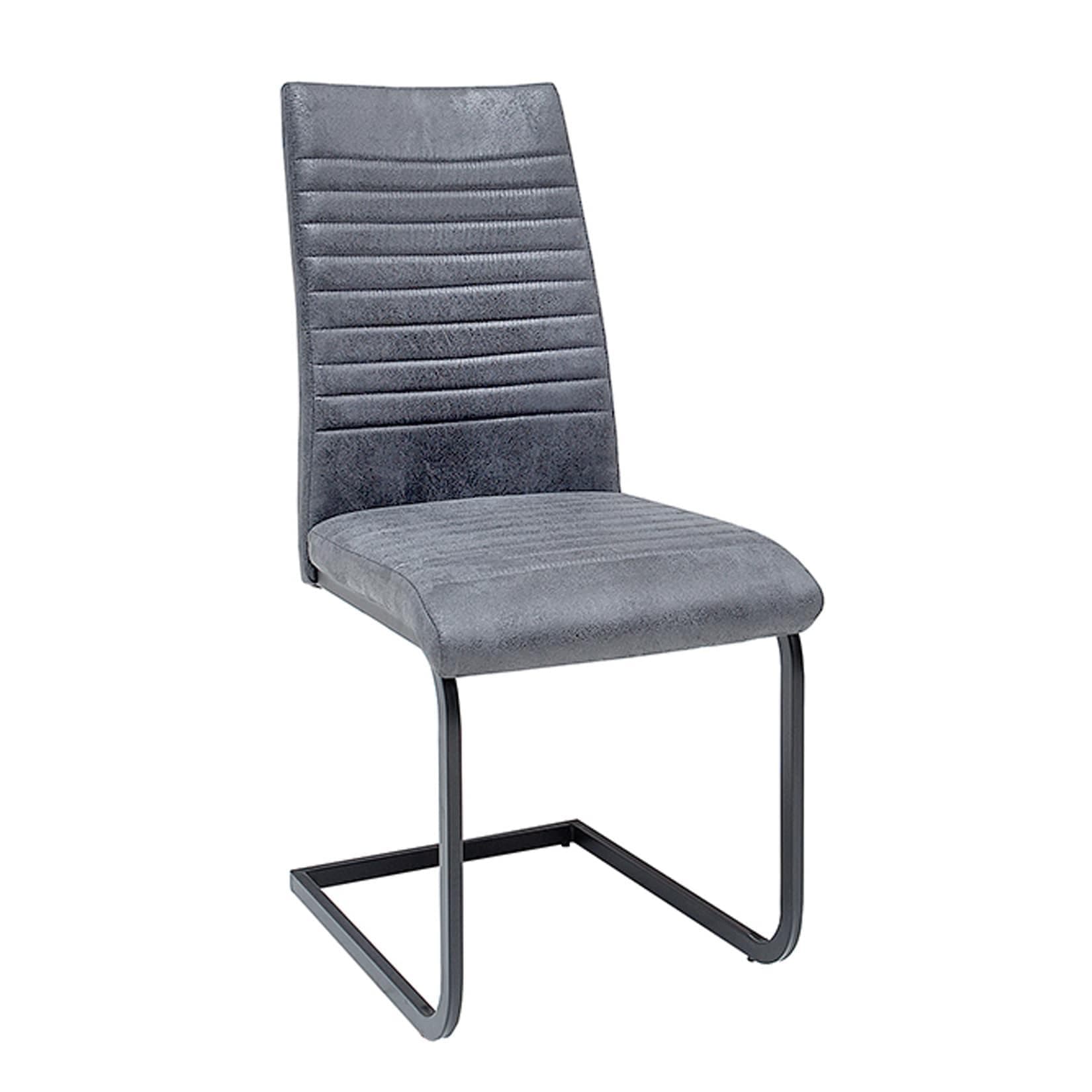 riess-ambiente Stuhl APARTMENT Industrial Grau Metallgestell