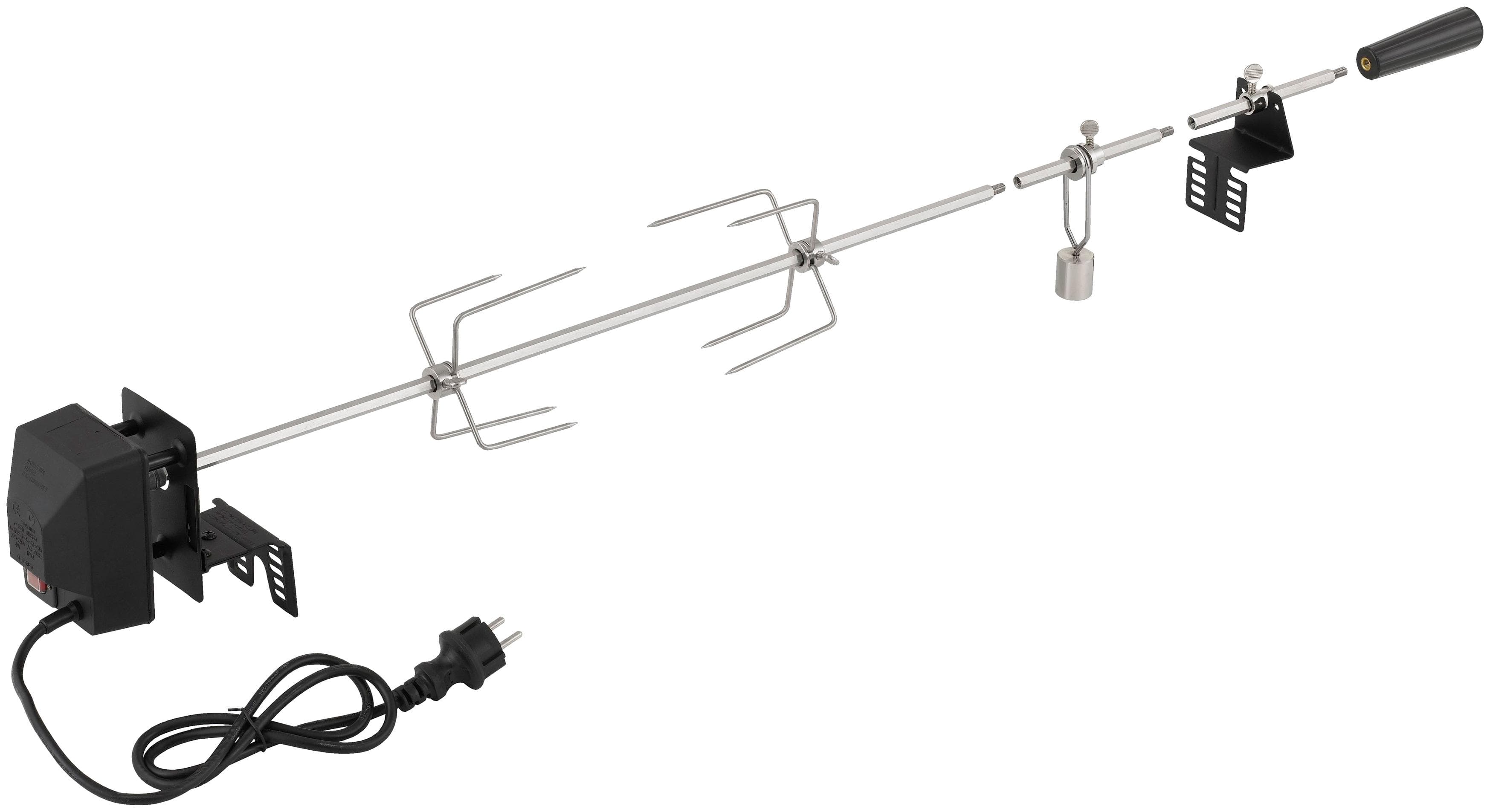 TEPRO Grillspieß-Set Stahl Silber/Schwarz