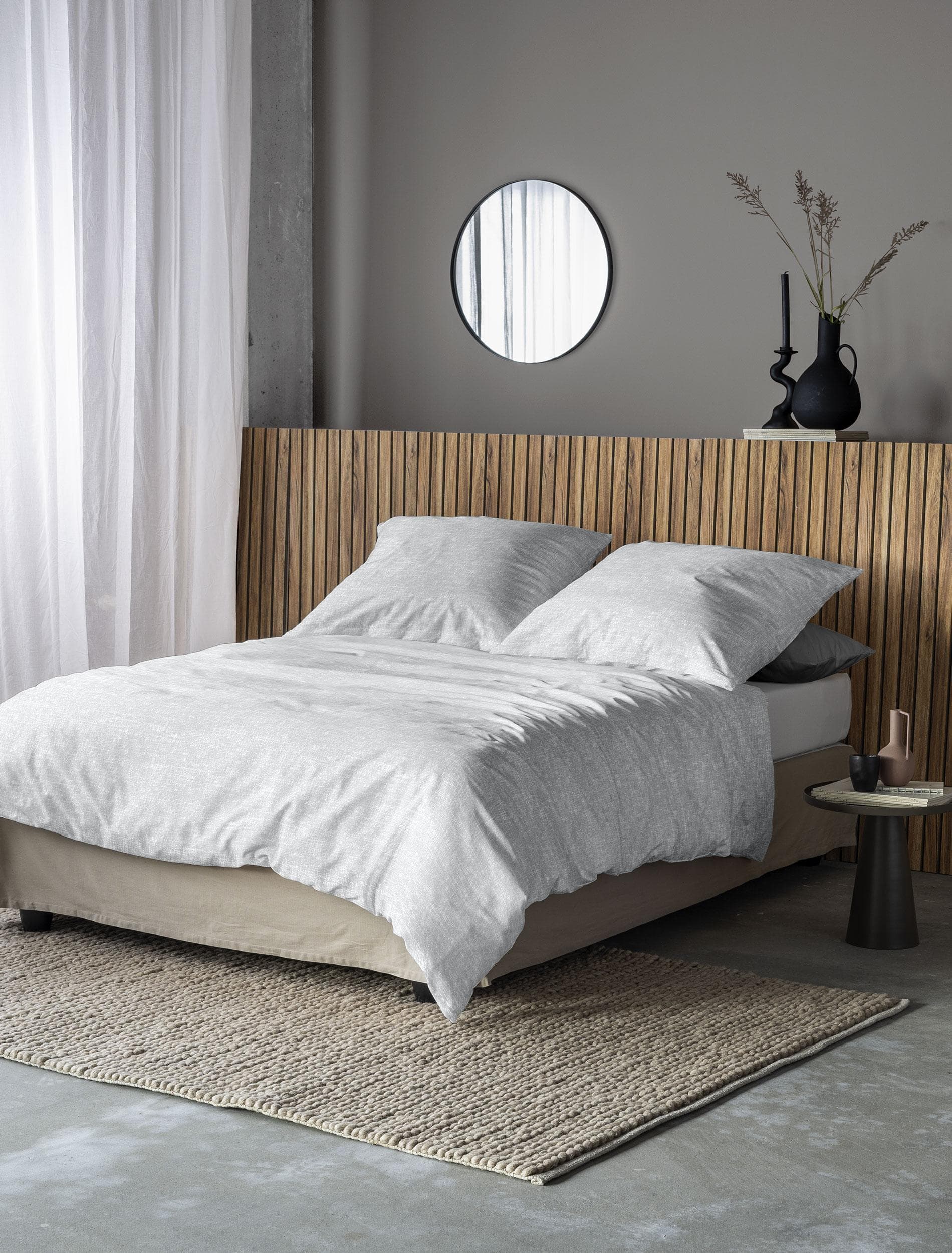 IRISETTE Bettwäsche Koala 8544 Silber Feinbiber 100% Baumwolle