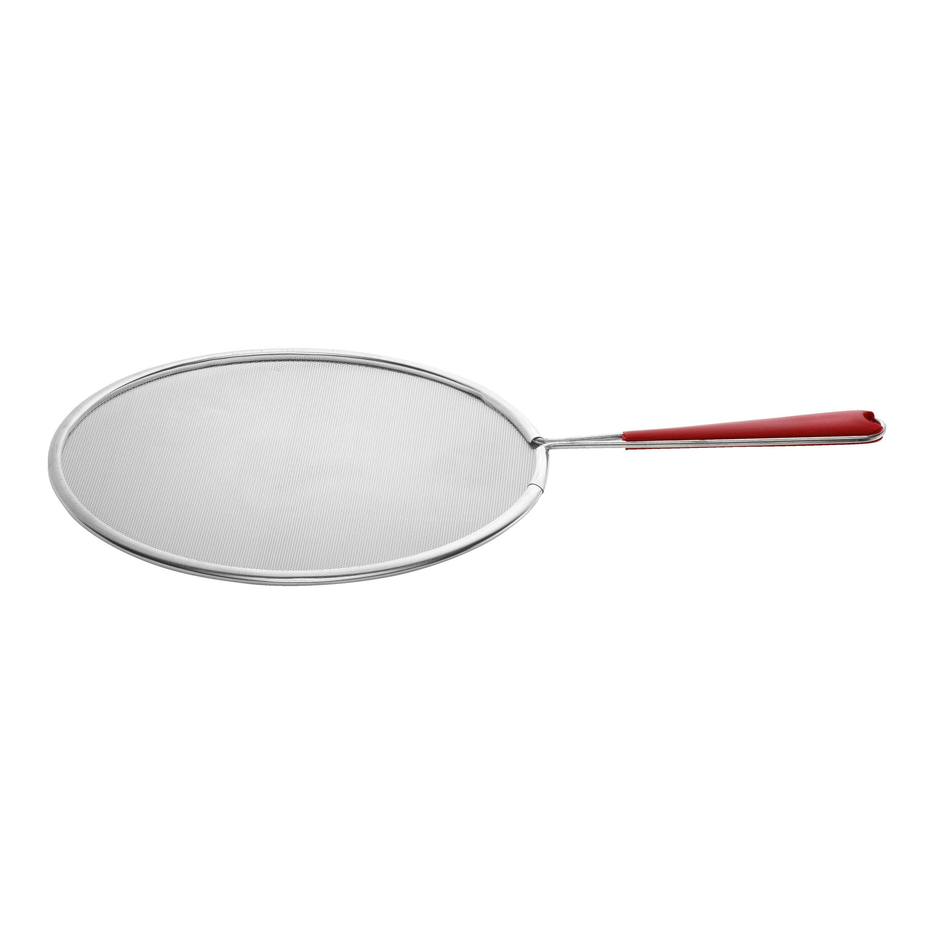 BALLARINI Spritzschutz 20 cm Silber mit Griff