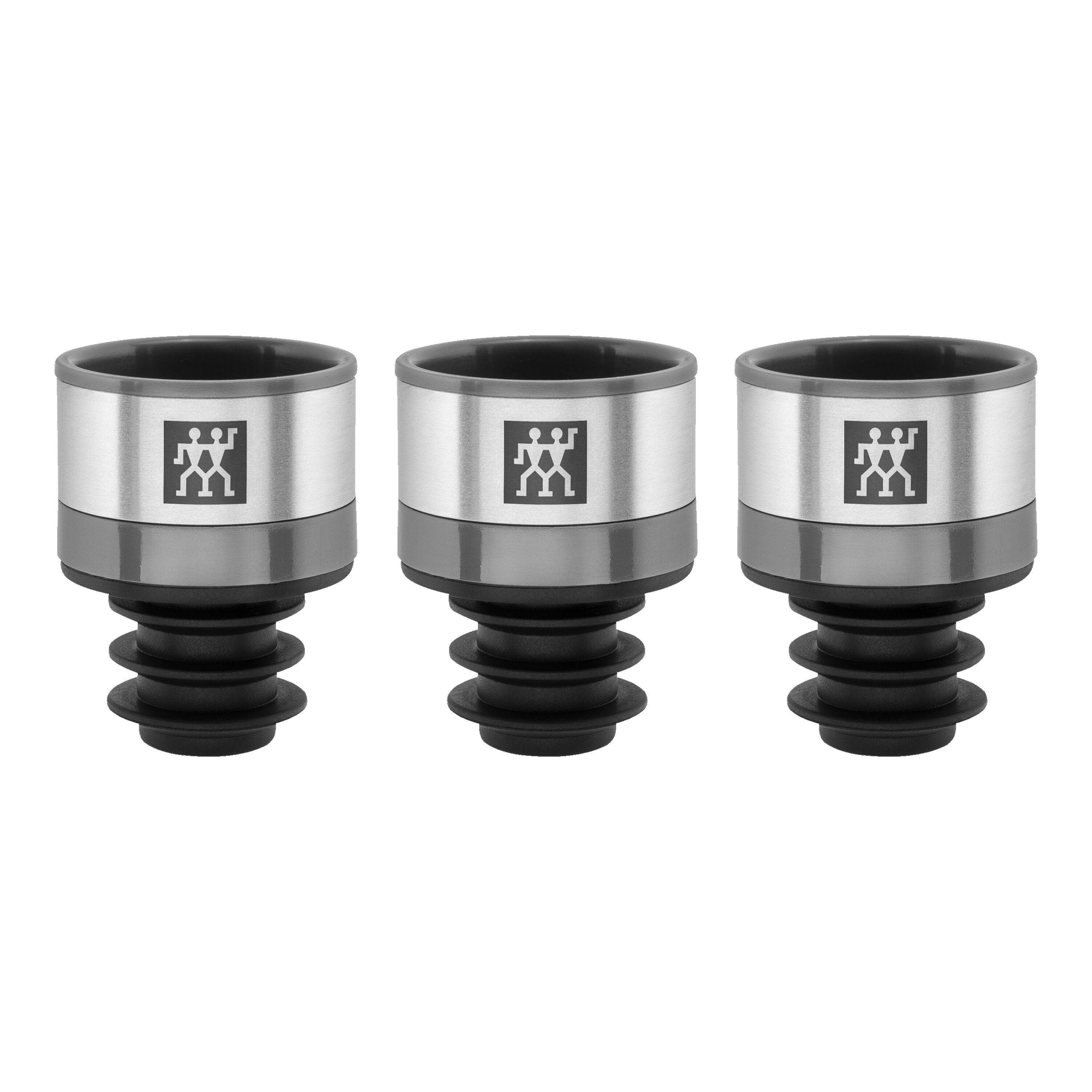 ZWILLING Fresh & Save Vakuum Weinverschluss Set 3-tlg. Grau