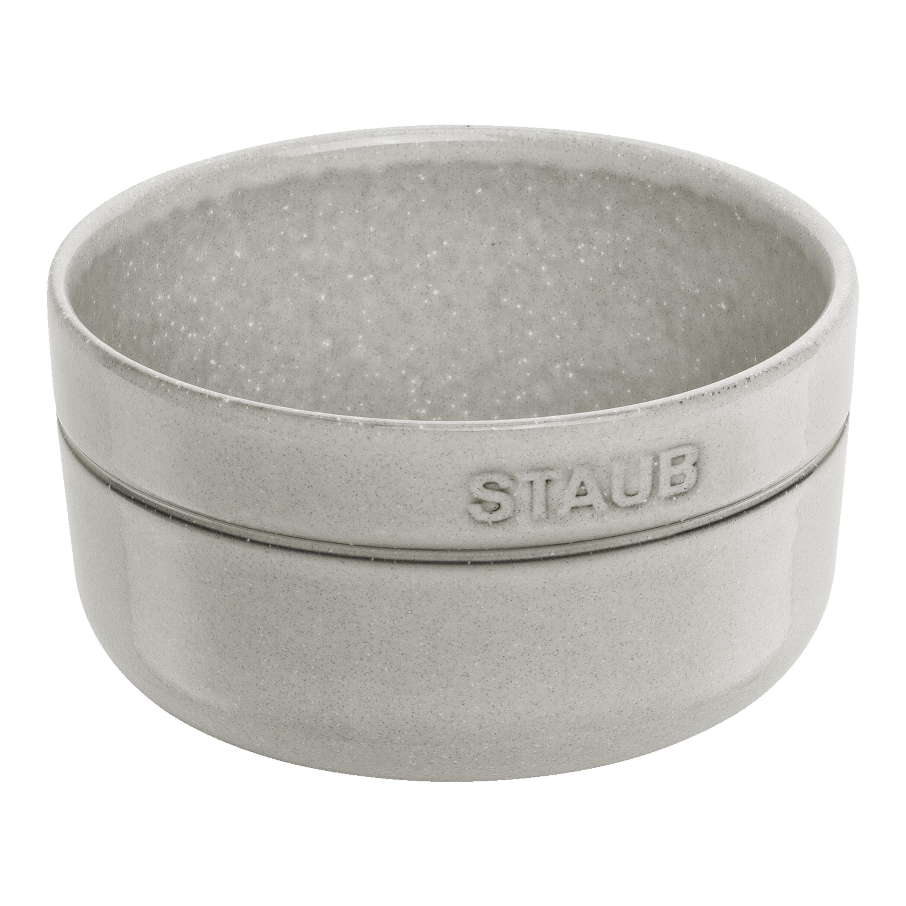 Staub Dining Line Schüssel 12 cm rund Weißer Trüffel Keramik