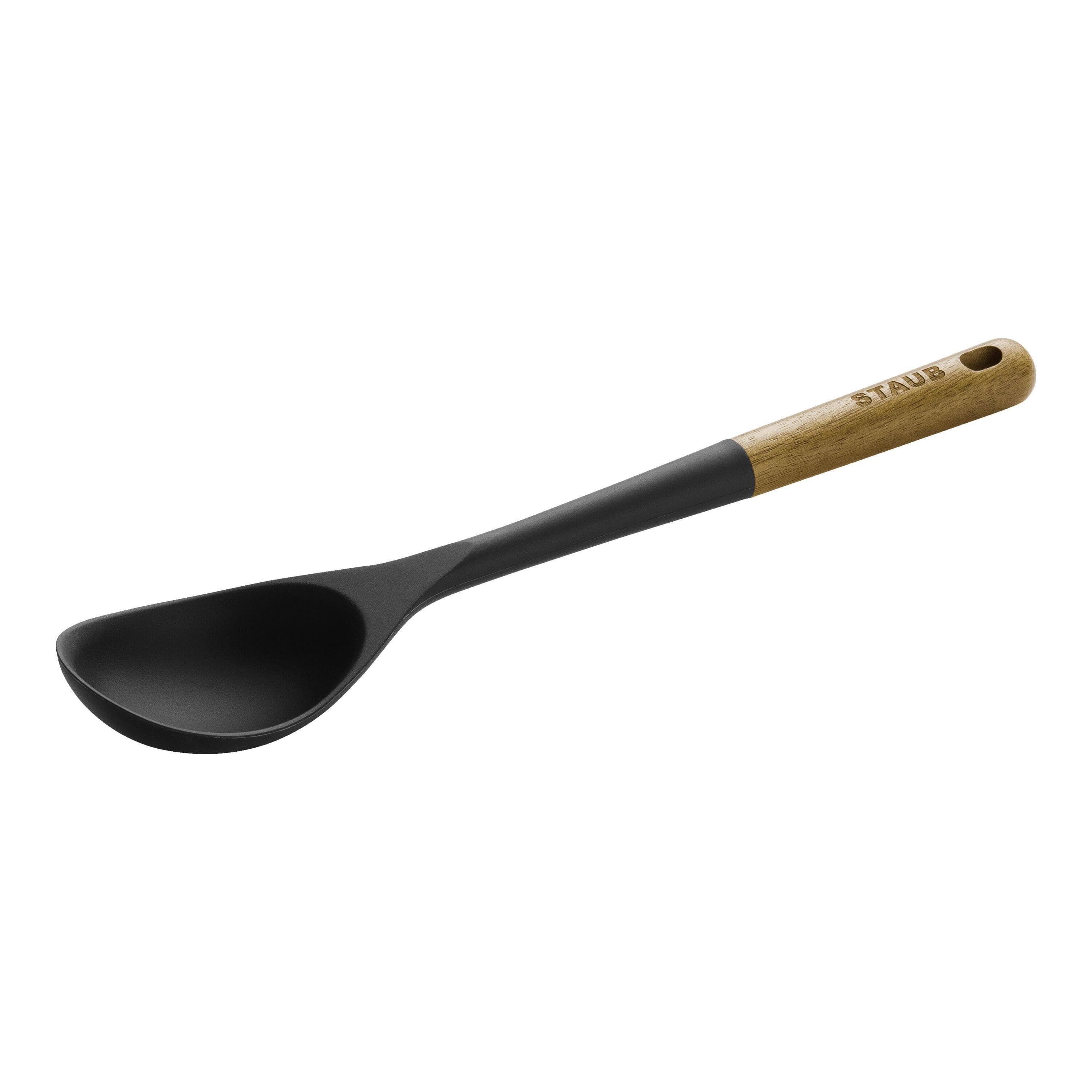 Staub Servierlöffel Schwarz Silikon Ergonomischer Griff