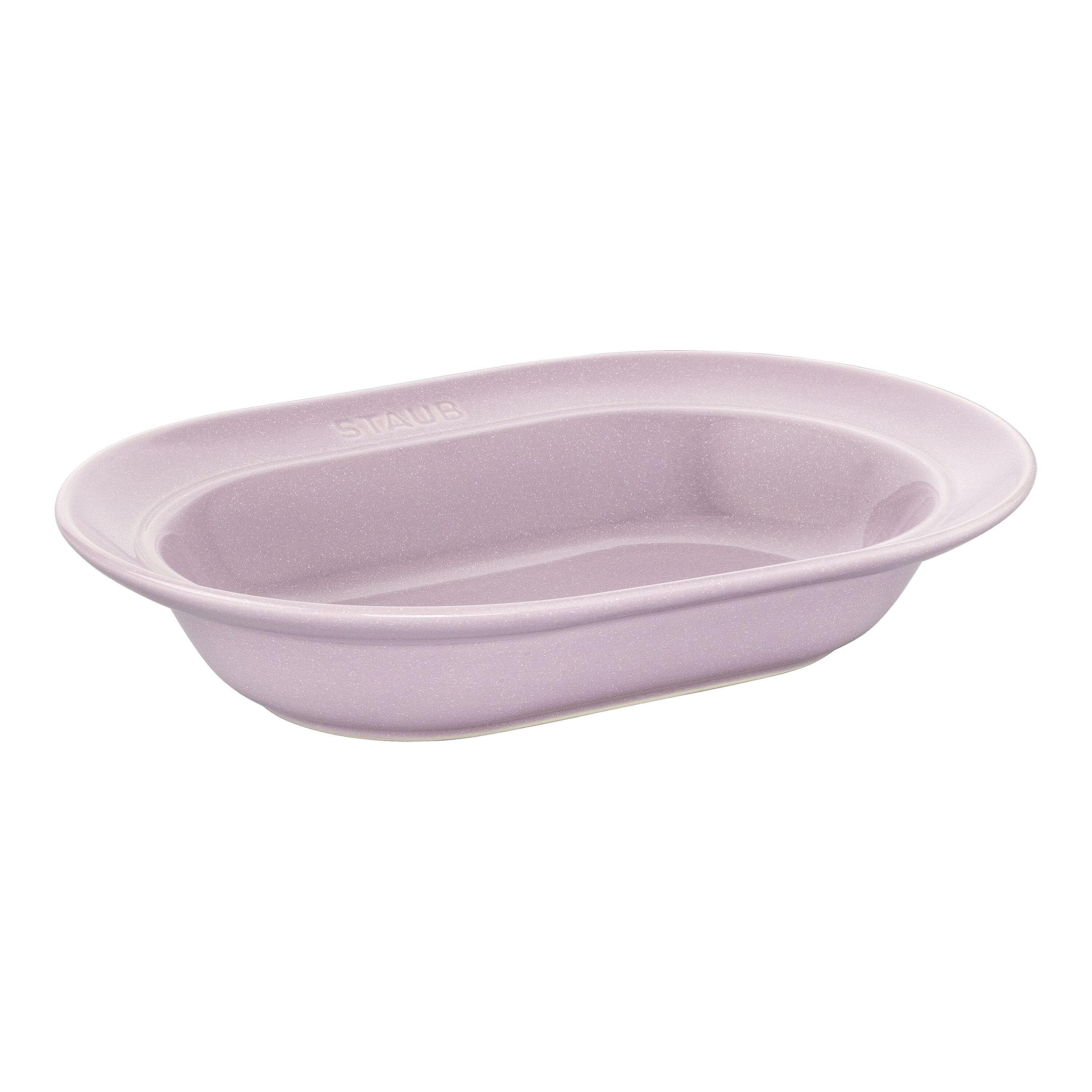 Staub Dining Line Teller Oval 25 cm Kirschblüte Keramik