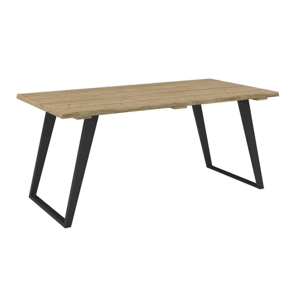 Ambia Garden Gartentisch Schwarz Akazie massiv Industrial Design