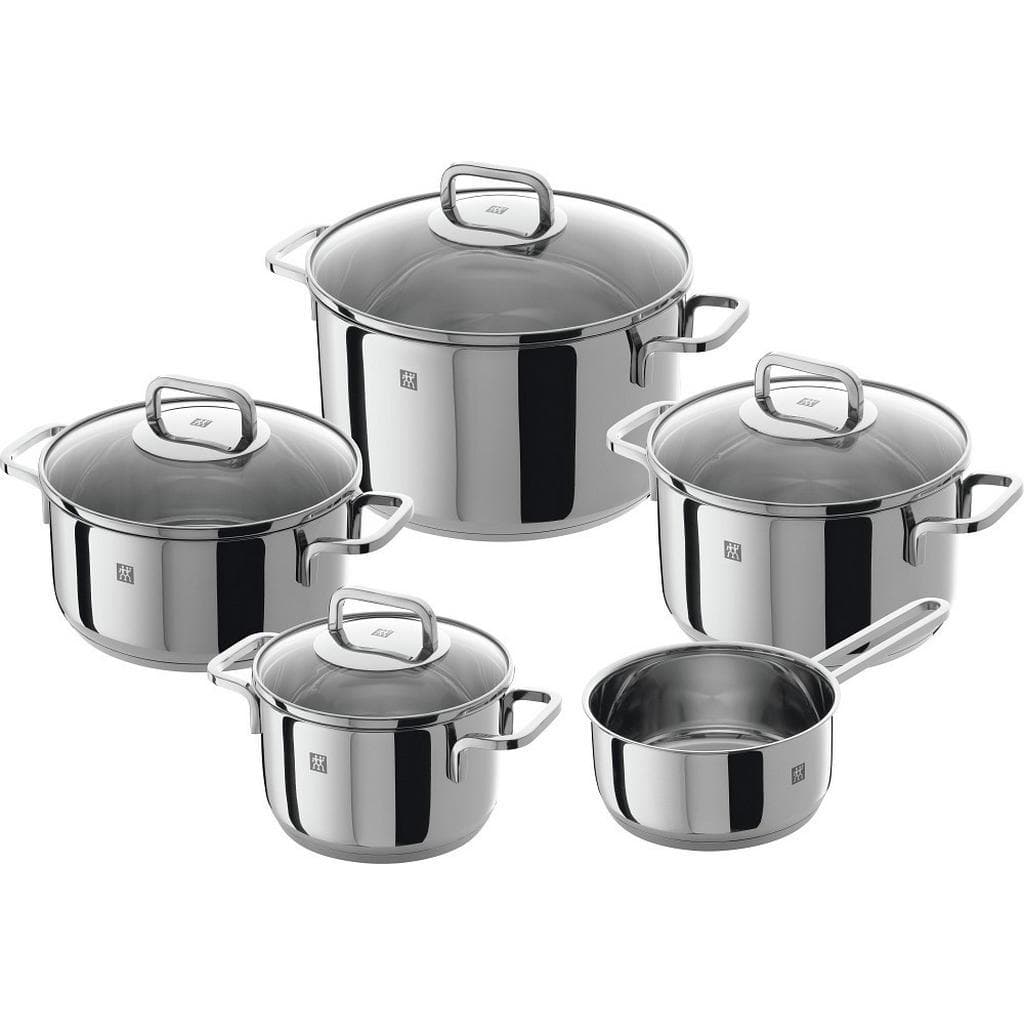 Zwilling Kochtopfset Quadro 5-teilig Edelstahl