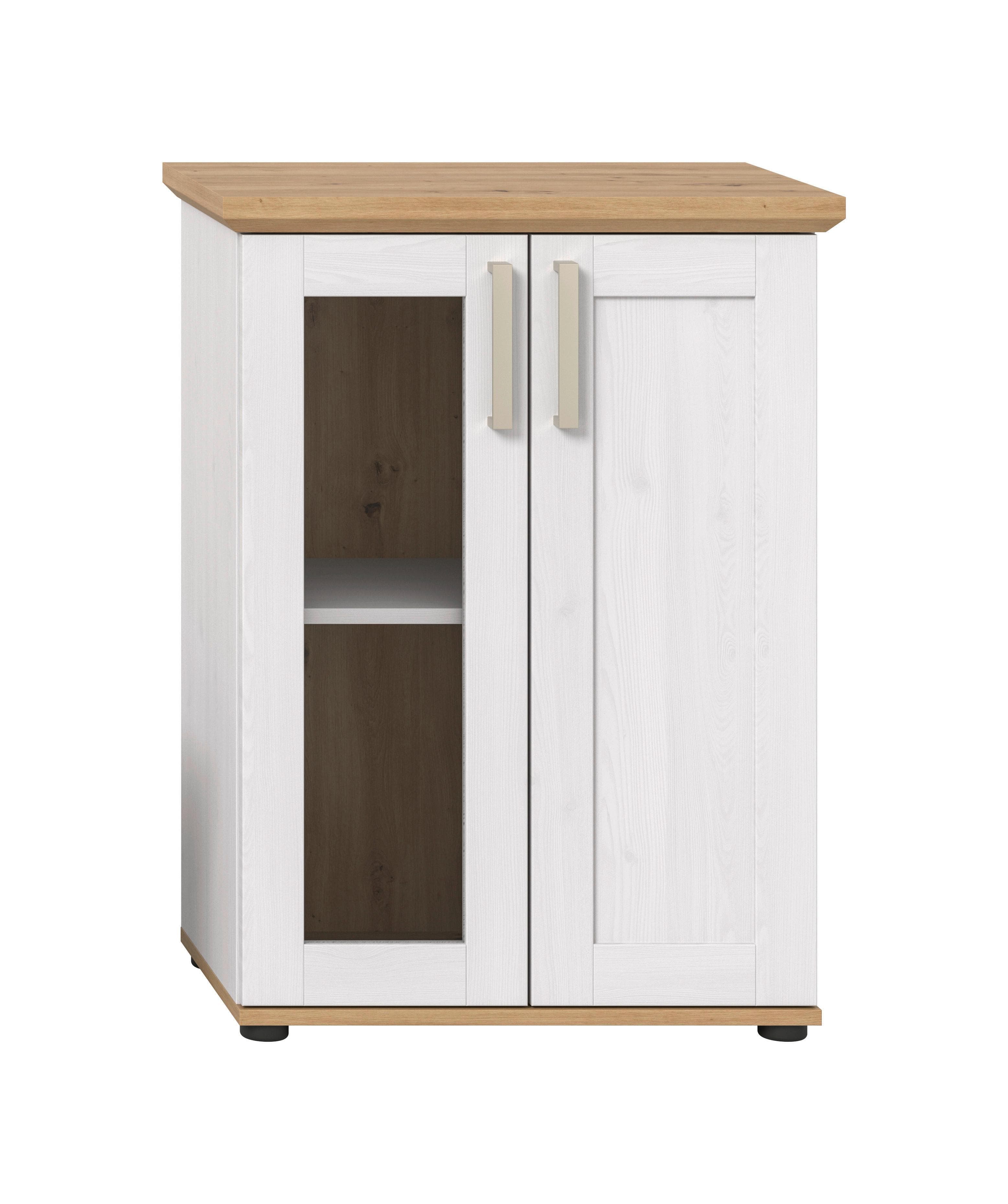 Vitrine Verona Lärche/Eiche Braun Holz