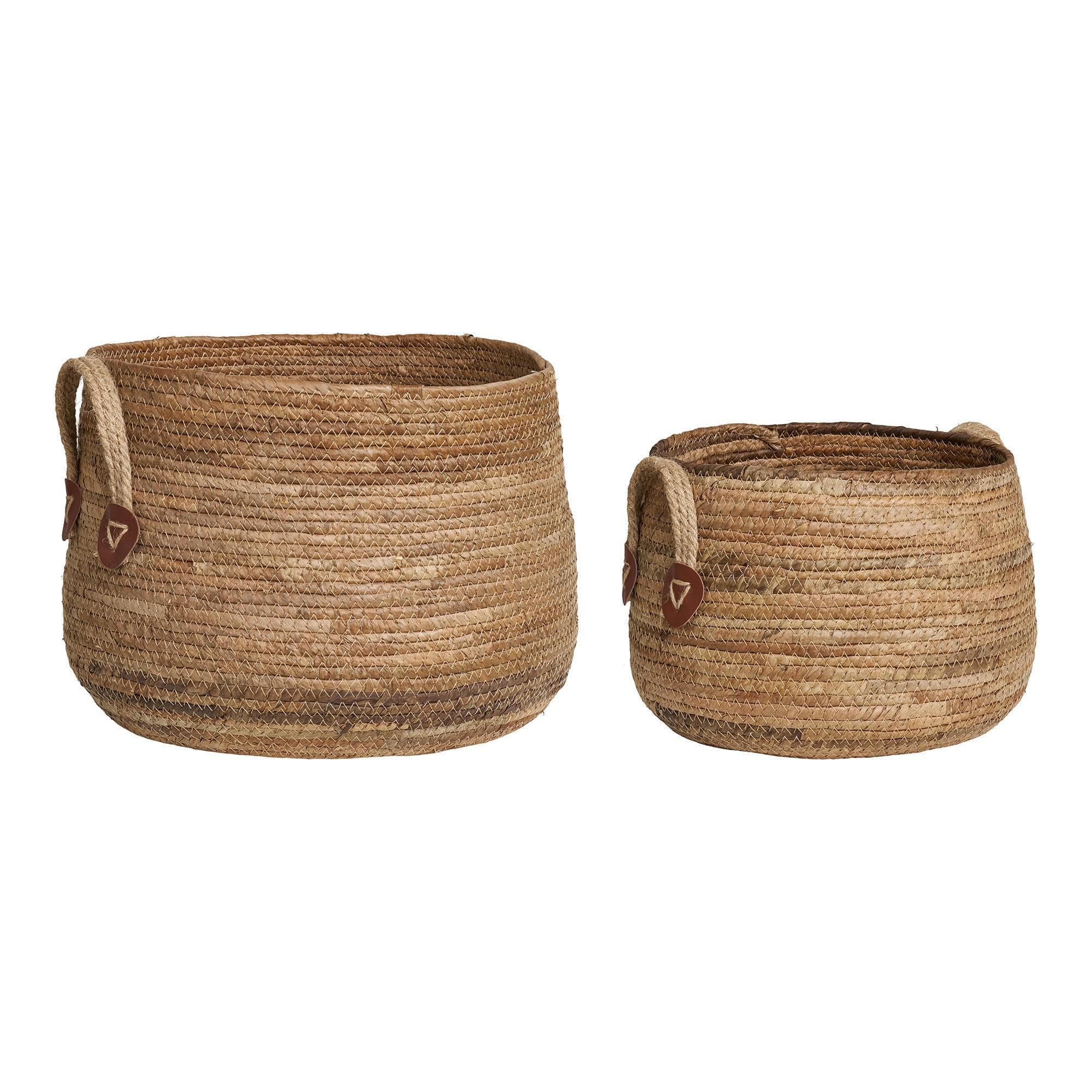 Korbset Aosta Baskets Braun Holz