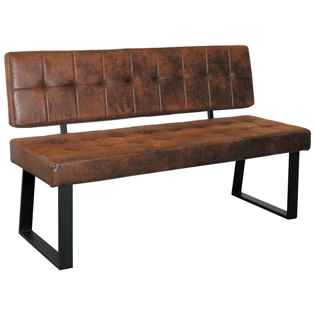 Mid.you Sitzbank Braun 2-Sitzer