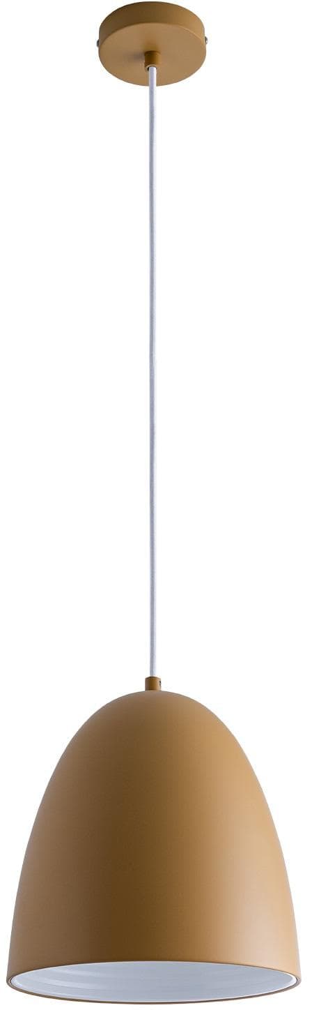 PACO HOME Pendelleuchte JACK Gelb Aluminium E27