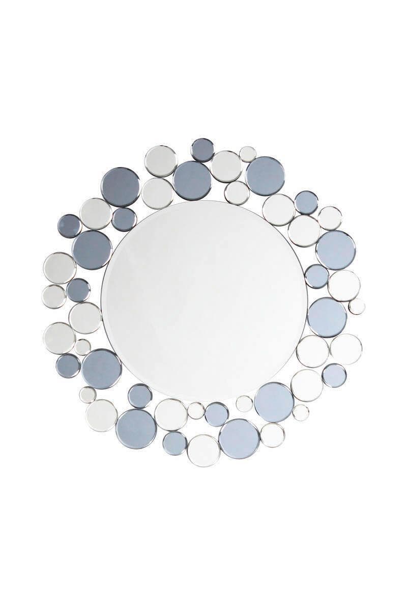 Kayoom Wandspiegel Bubble Silber/Grau Modernes Design