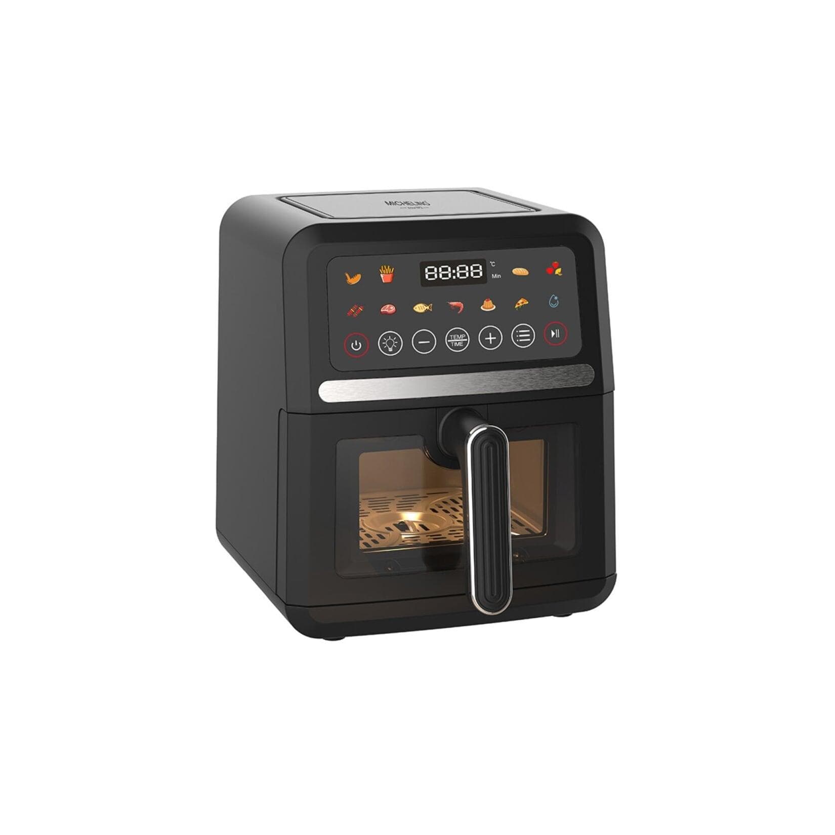 Michelino Heißluftfritteuse 1500W mit Timer & Temperaturregelung - 5 Liter