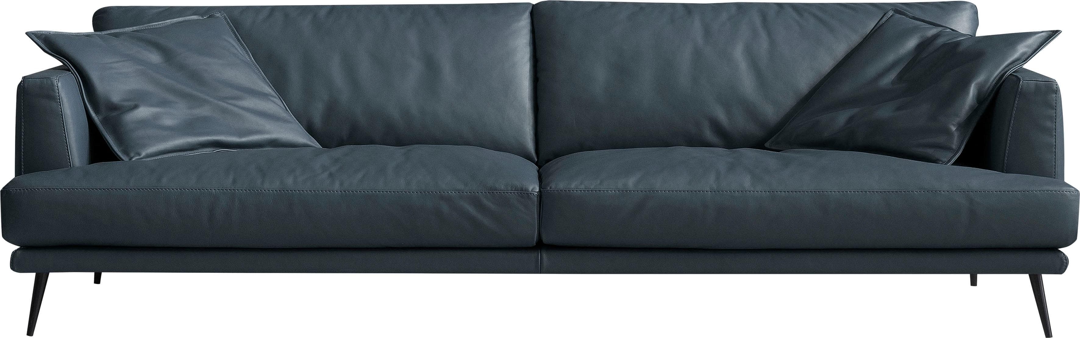EGOITALIANO Sophia 2,5-Sitzer Sofa Grau Leder BULL