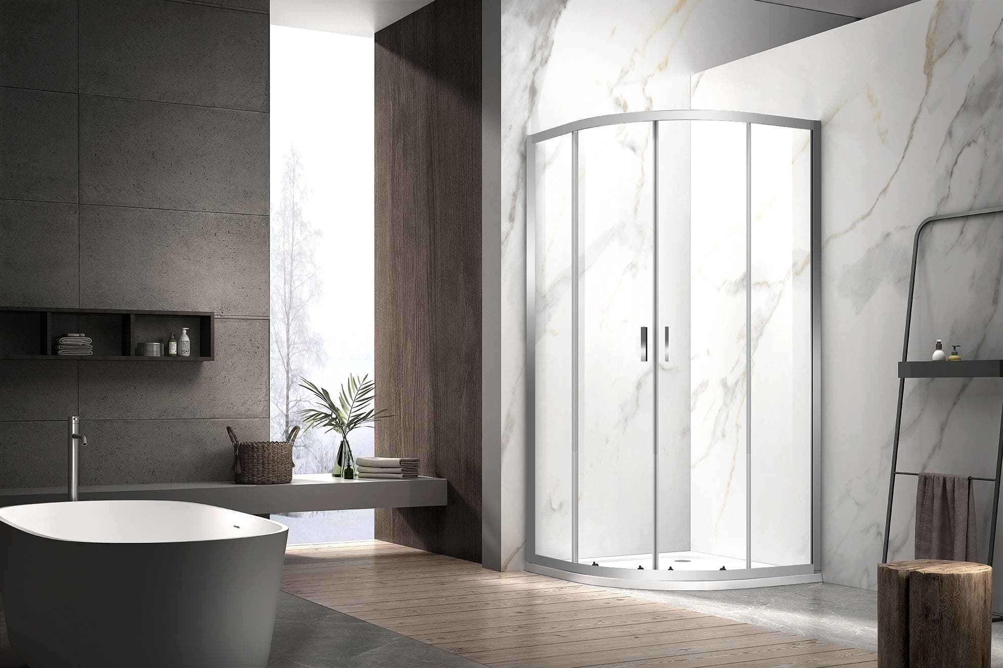 Runddusche WELLTIME New Summer Silber Chrom