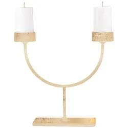 Zafferano Perpetua Doppel Gold Akkuleuchte 2-Arm