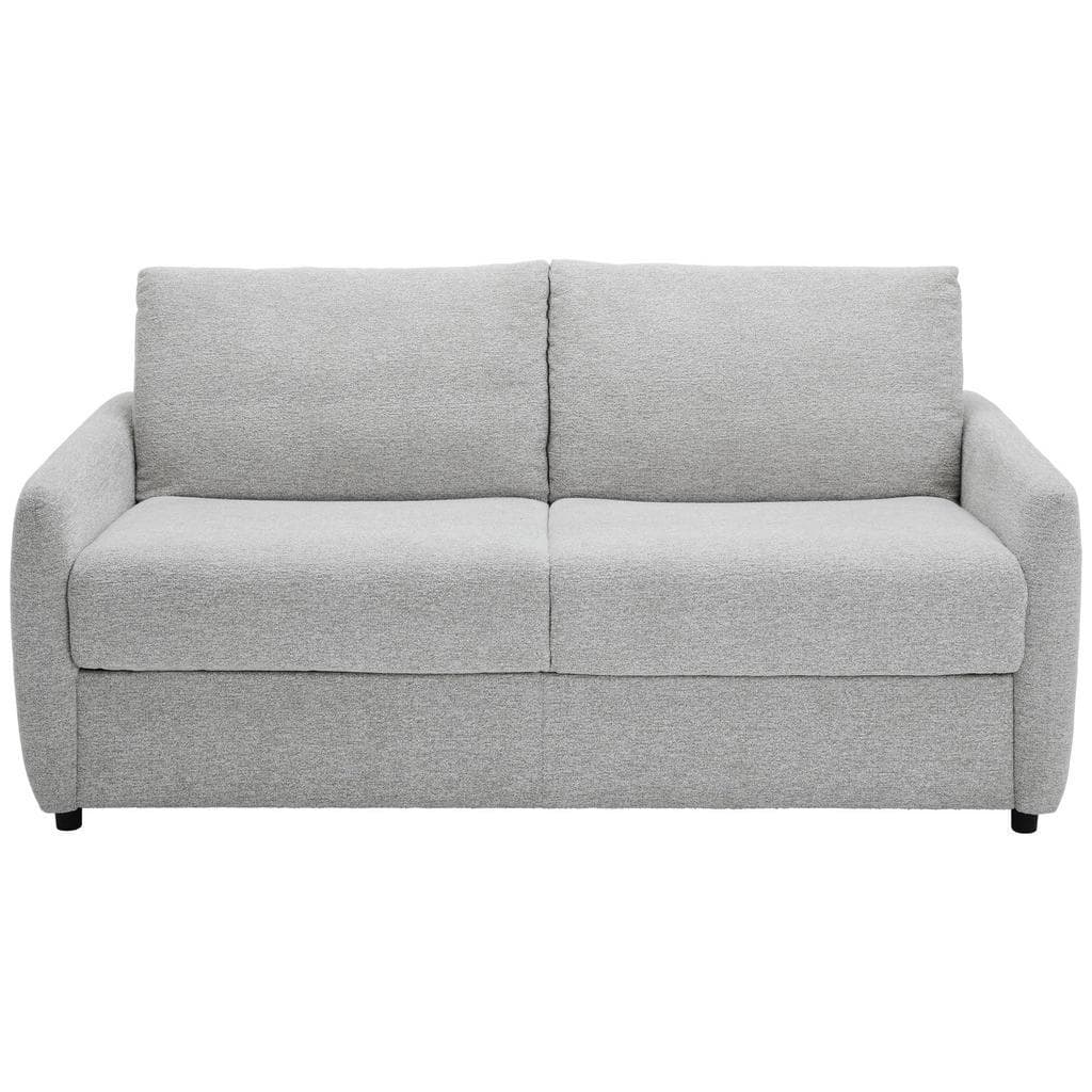 Xora Schlafsofa Grau Chenille Bezug 2-Sitzer