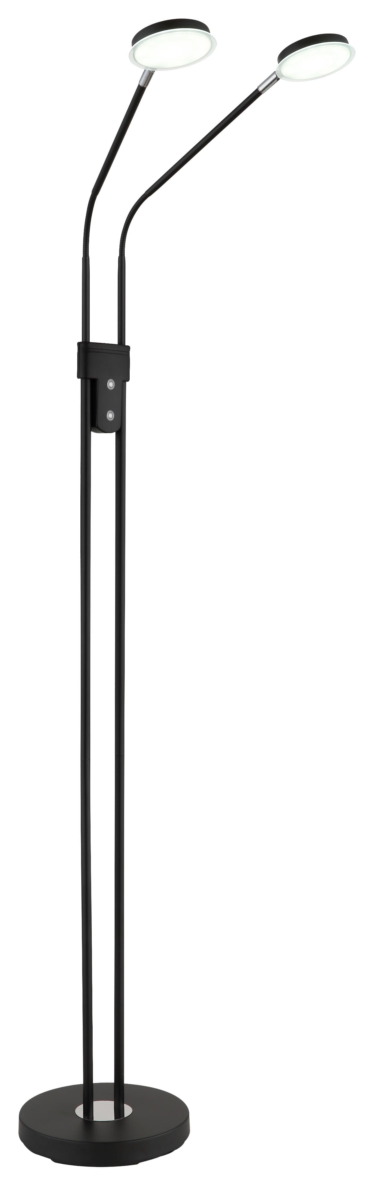 GLOBO LIGHTING Stehlampe SILVIO Schwarz Matt Touchdimmer