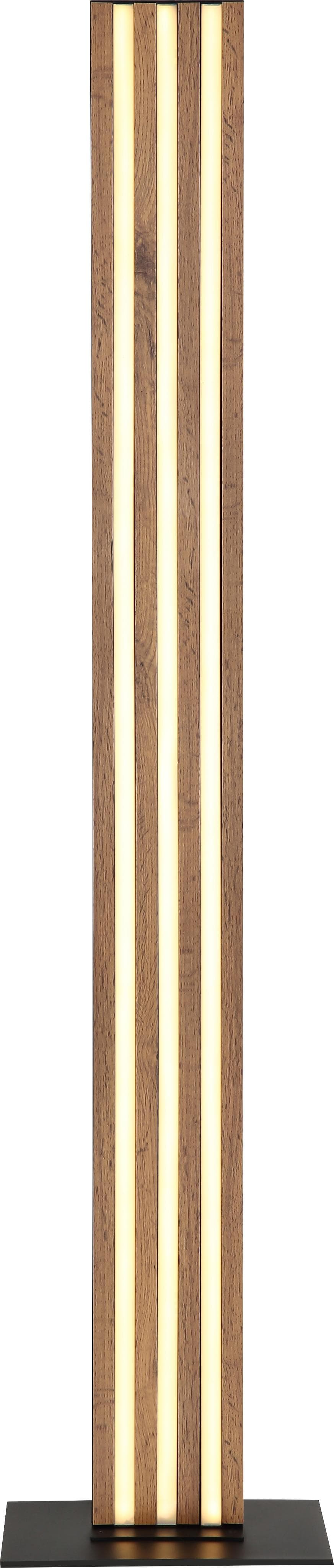 GLOBO LIGHTING Stehlampe HAYDEN Schwarz Matt mit LED und Akustik-Panel