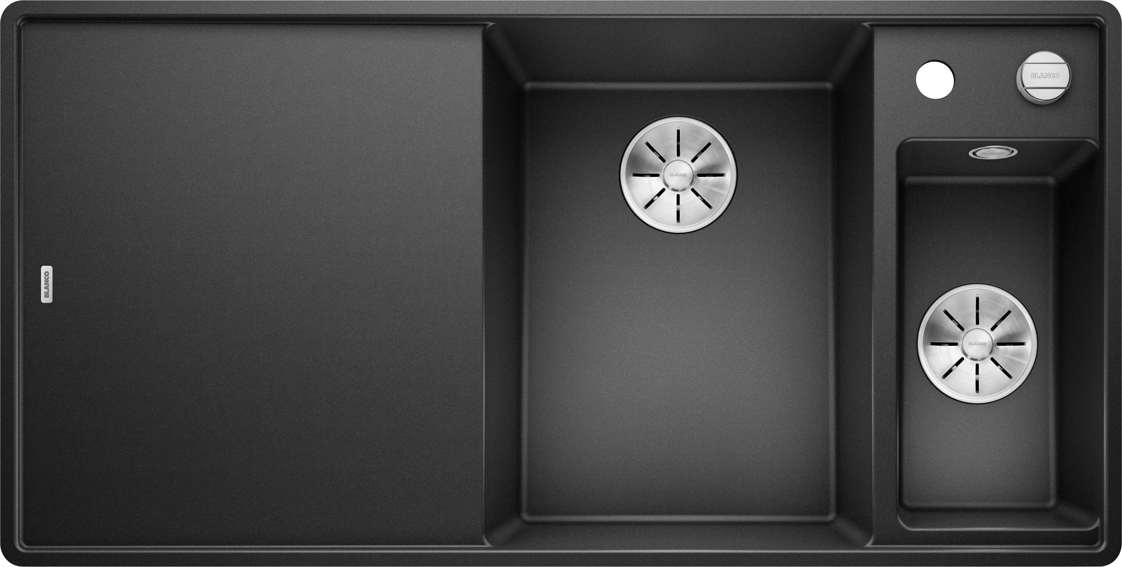 BLANCO Granitspüle AXIA III 6 S-F Anthrazit Verbundwerkstoff