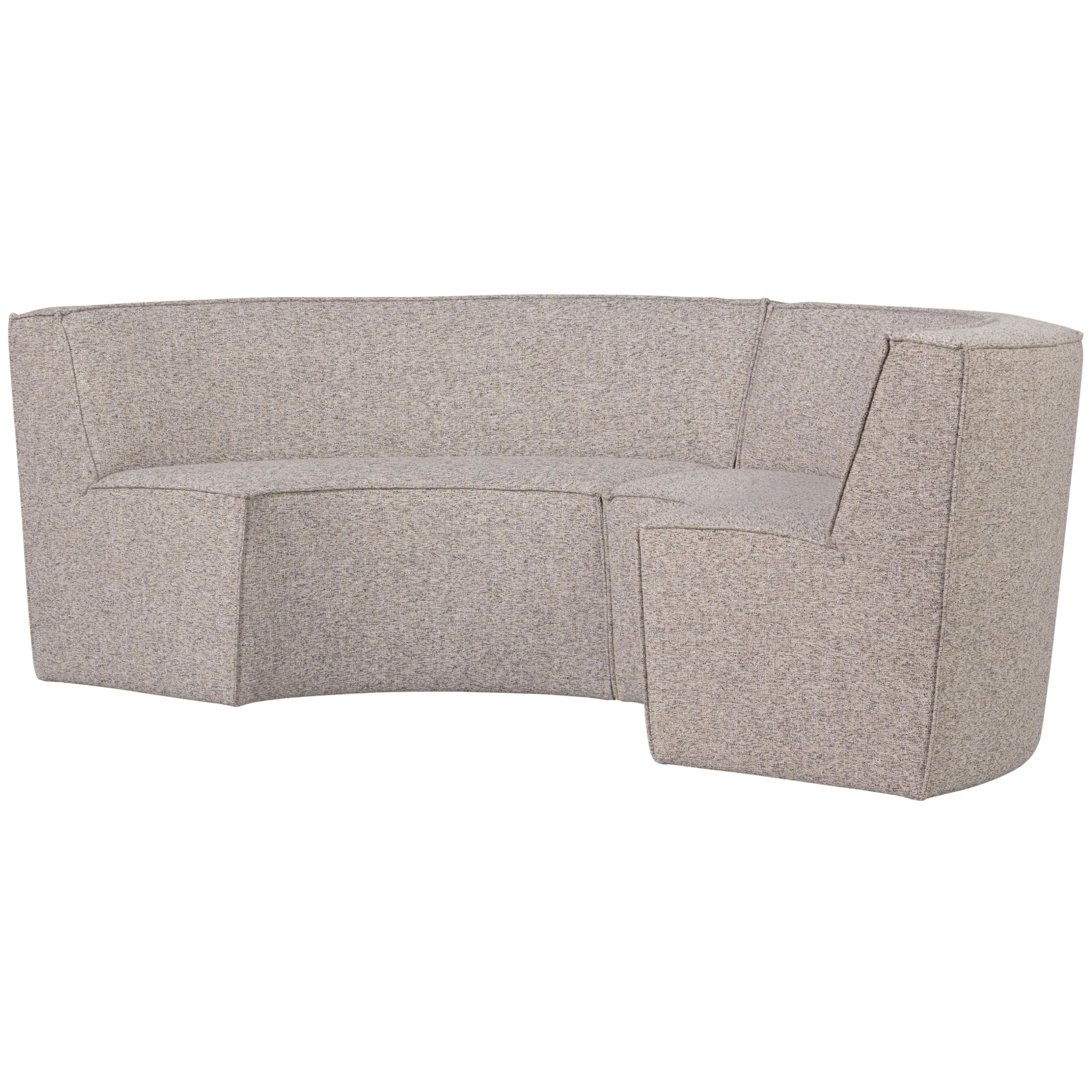 Eckbank Europa Sandfarben Webstoff - Bequem & Stylisch