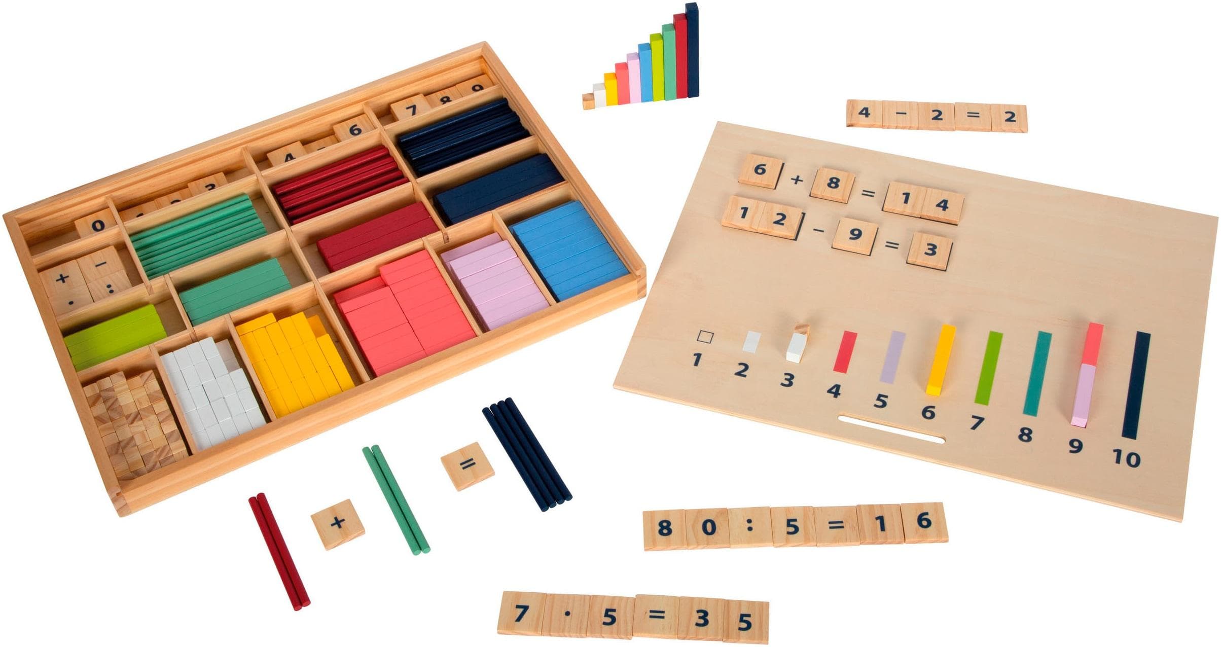 Small Foot Lernbox Rechenstäbchen Educate (461-St) FSC®