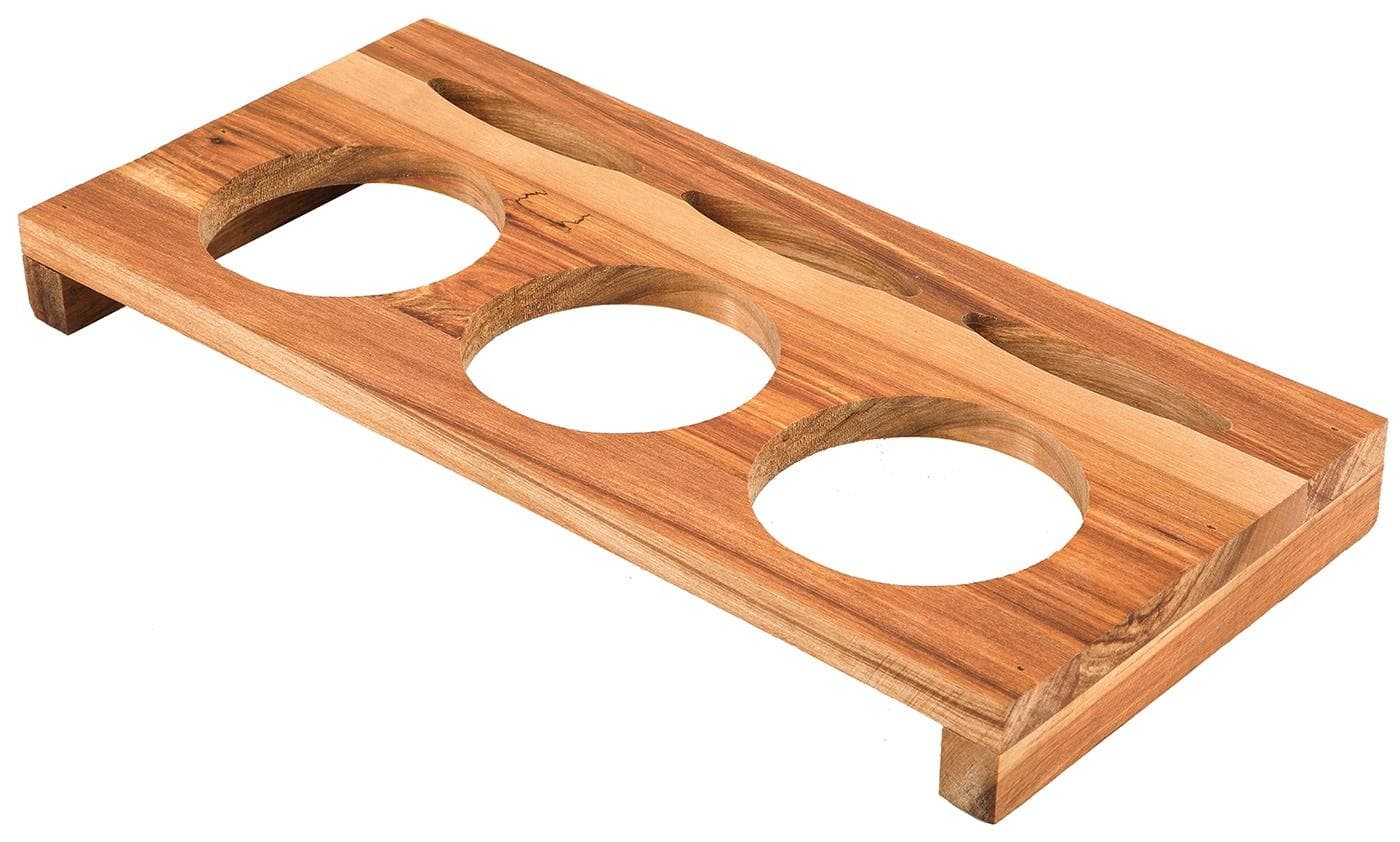 CS KOCH-SYSTEME XANTEN Holztablett Birkenholz Braun für Mini-Töpfe