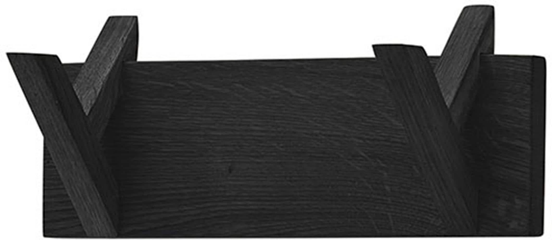 MCA FURNITURE BANTRY Garderobenpaneel Schwarz Massivholz Eiche