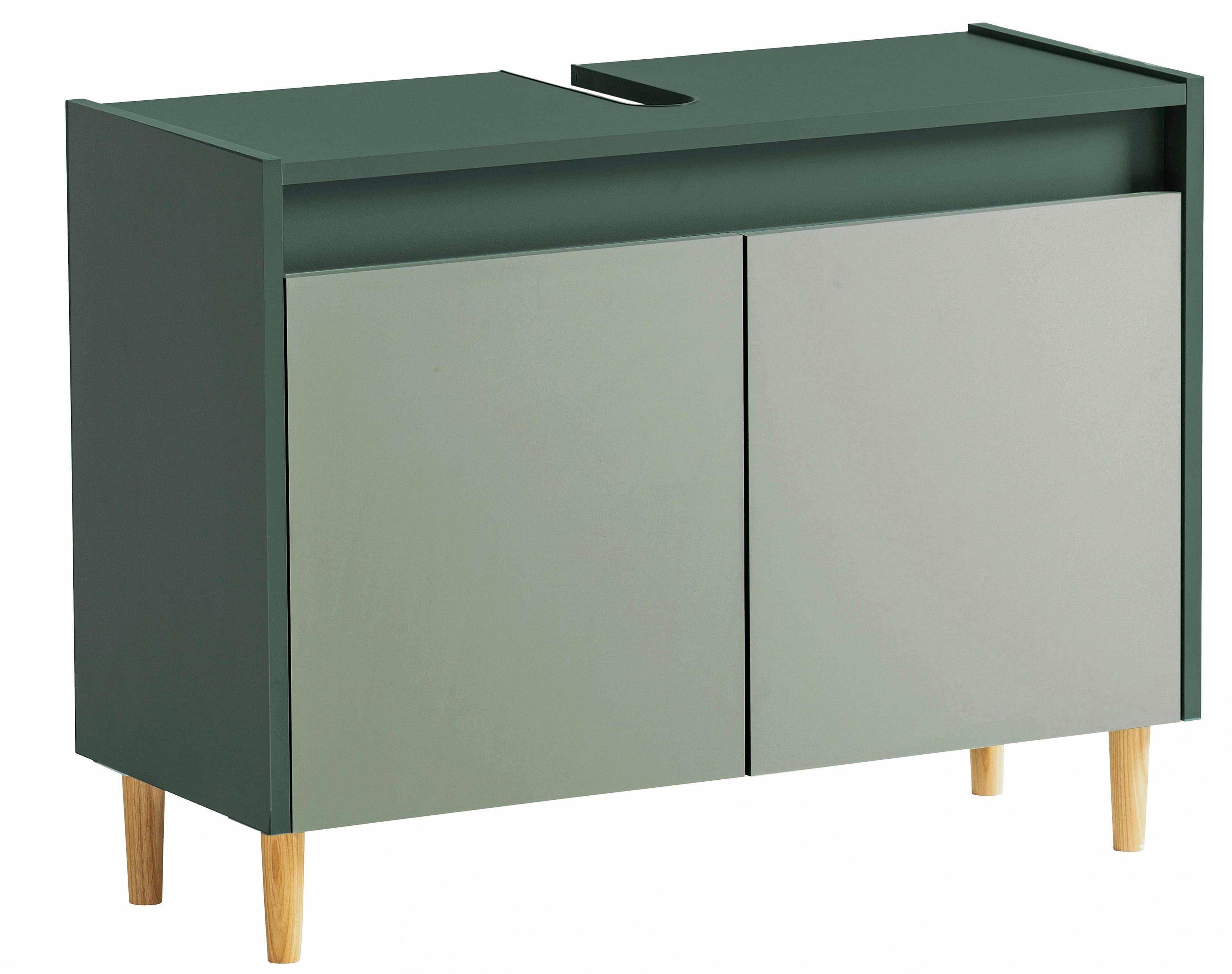 Welltime Waschbeckenunterschrank Lovis 80cm Grün