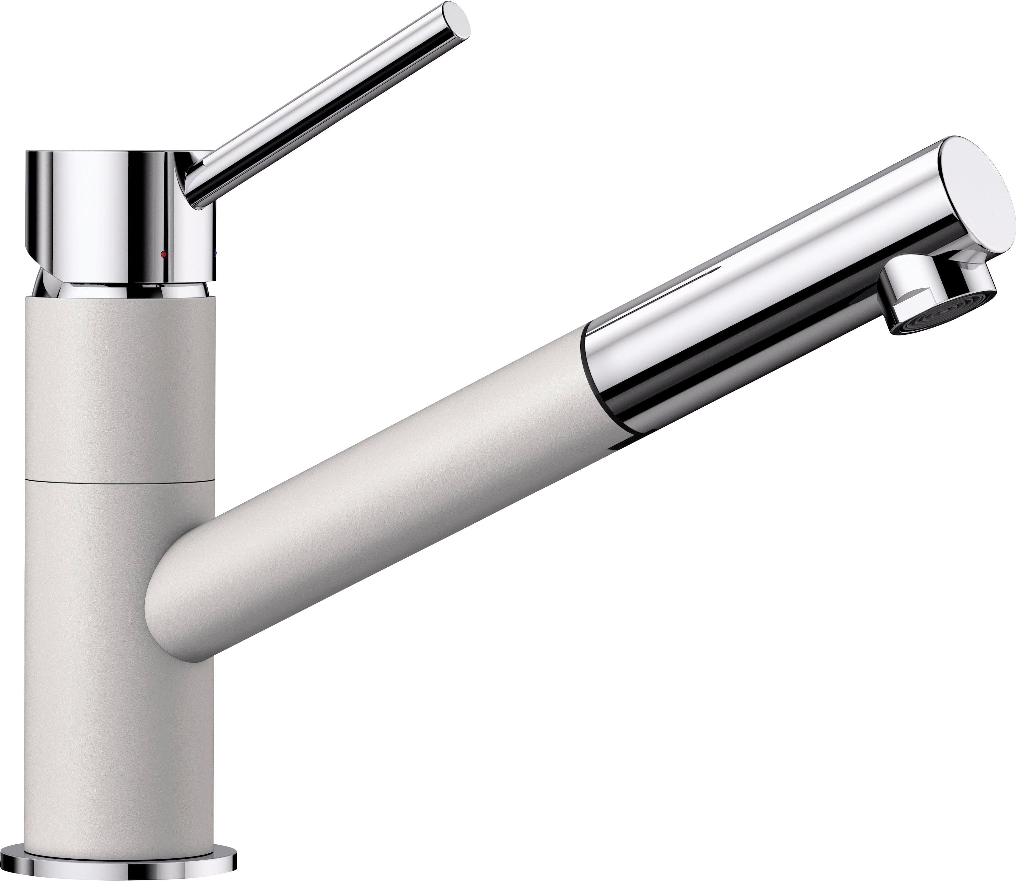 Blanco KANO-S Küchenarmatur 525040 ausziehbar SILGRANIT-Look silgranitweiß