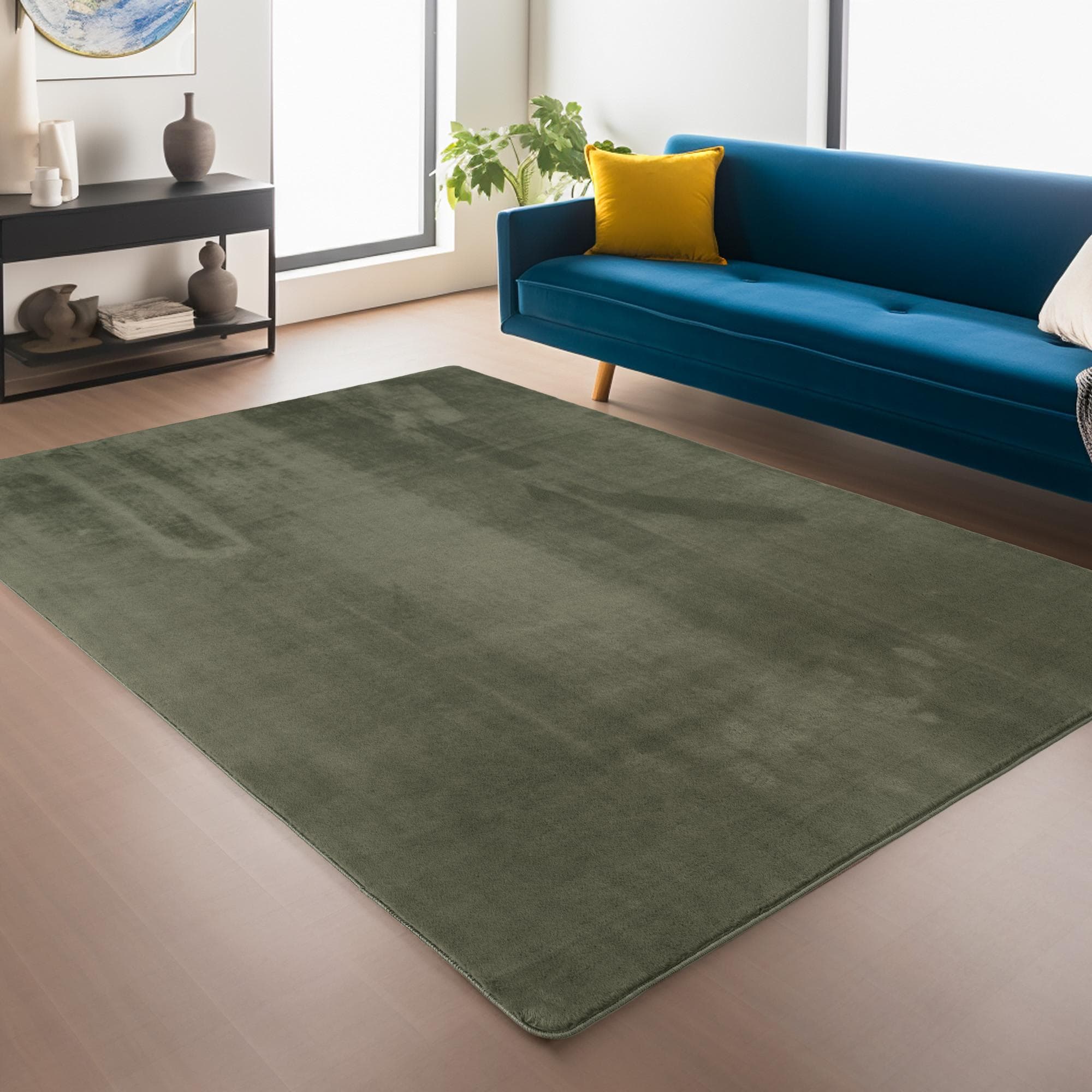 Ayyildiz Teppiche JOY 1400 Grün Kurzflor Teppich