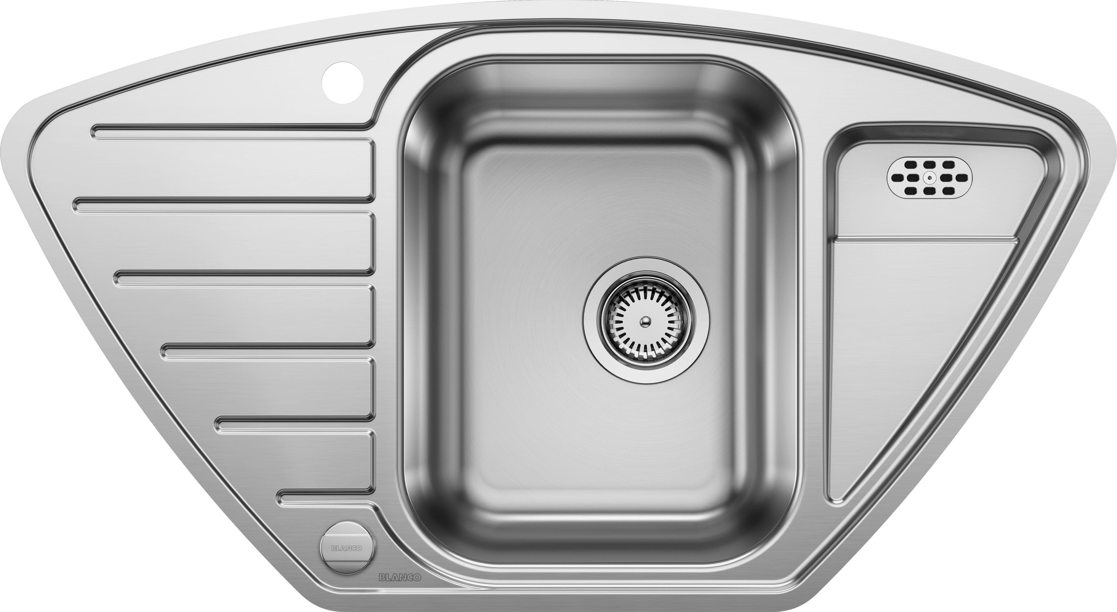 BLANCO Küchenspüle LANTOS 9 E-IF Silber Edelstahl 93 cm