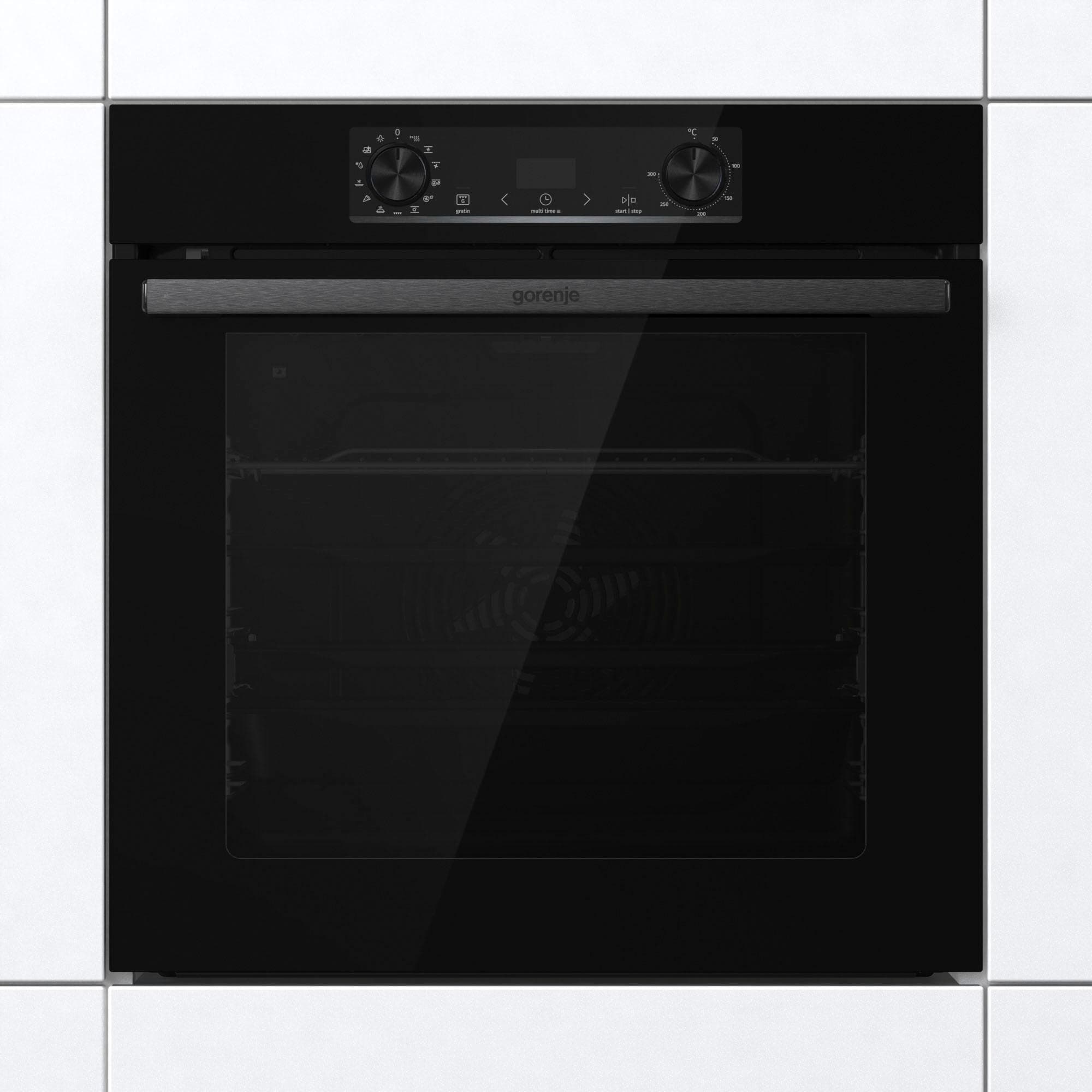 GORENJE Pyrolyse Backofen BPS6737E14BG Schwarz A+
