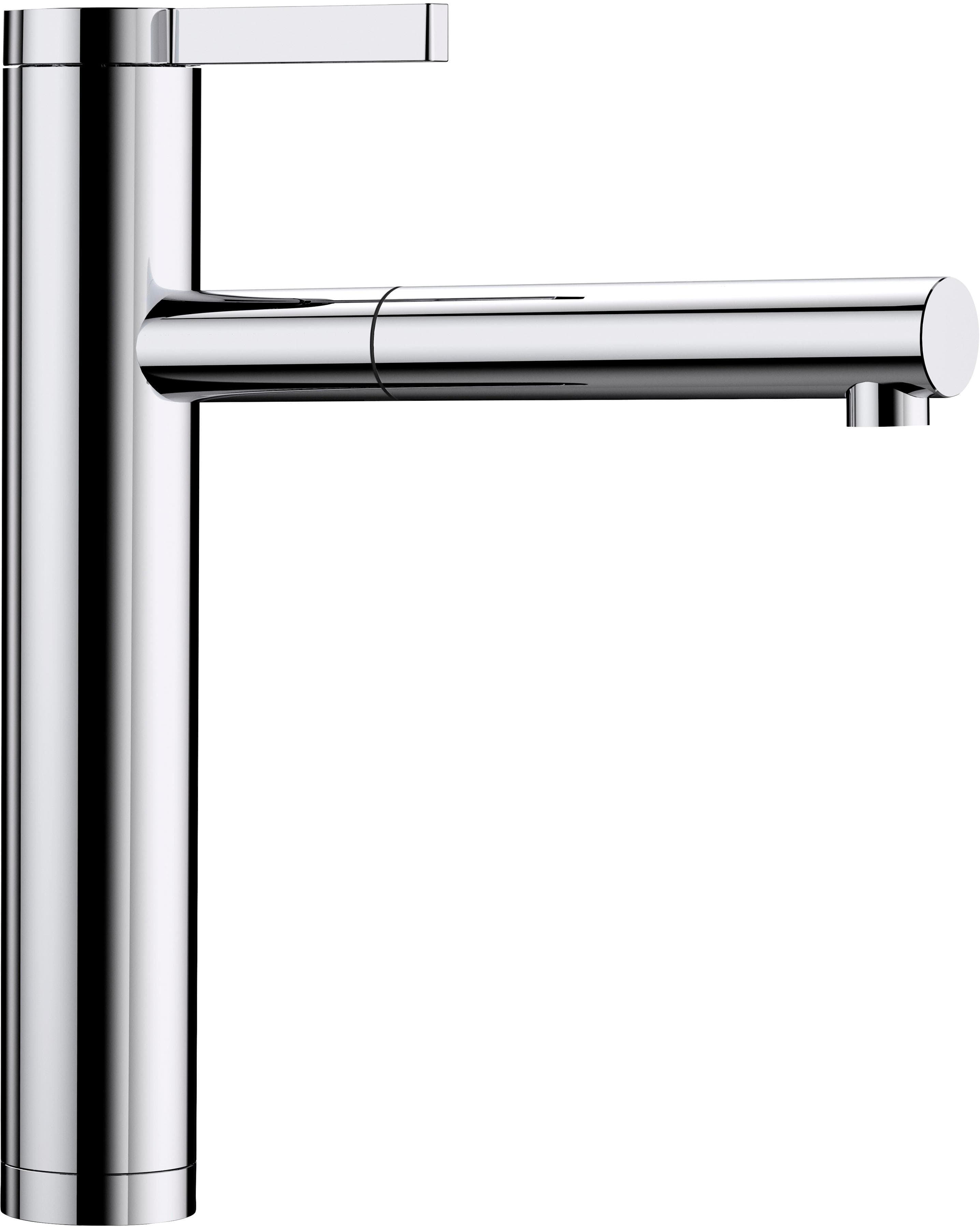 BLANCO Küchenarmatur LINEE-S Chrom Hochdruck Ausziehbar