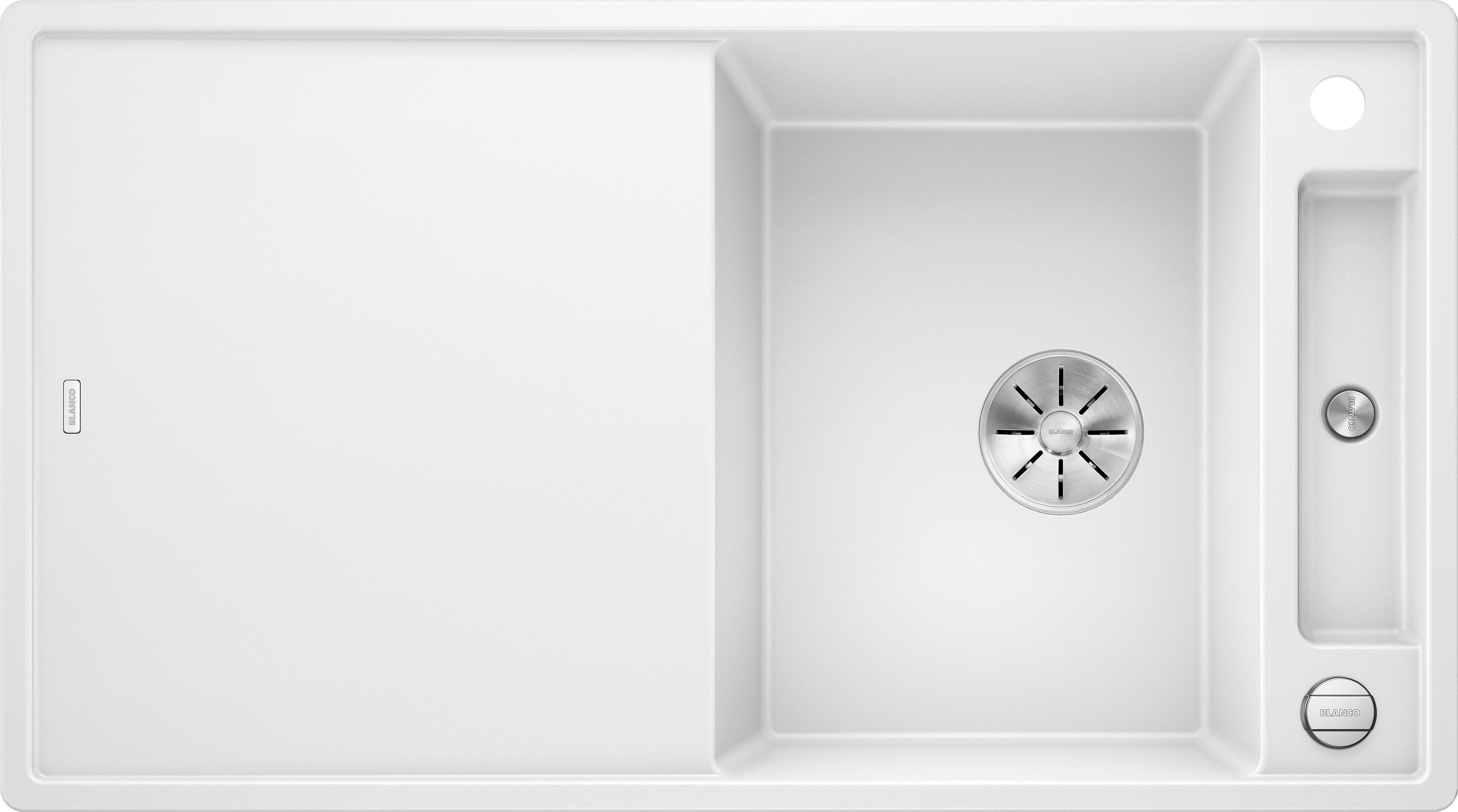 BLANCO AXIA III 5 S Küchenspüle Weiß SILGRANIT