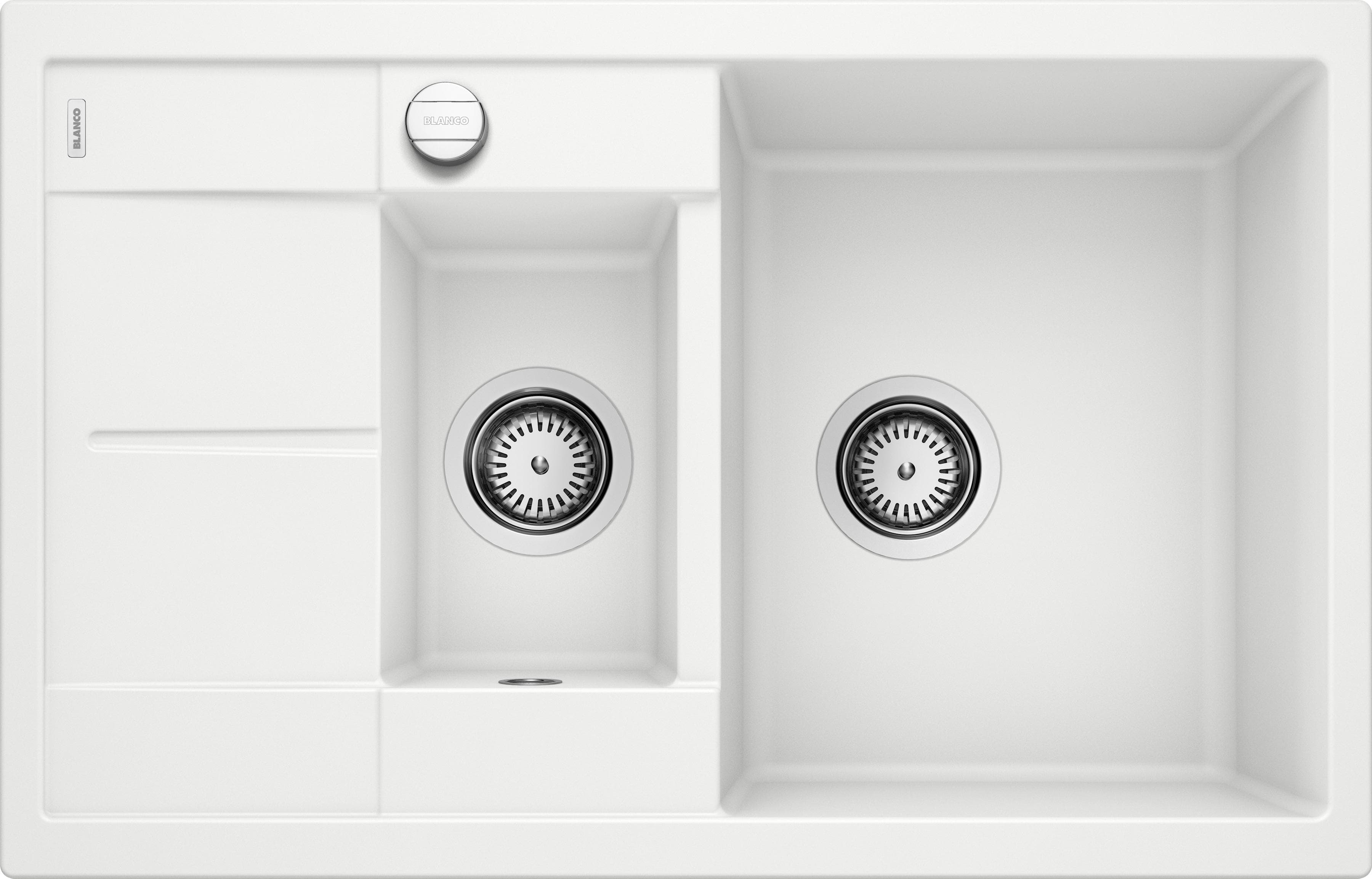 BLANCO METRA 6 S Compact Küchenspüle Weiß SILGRANIT