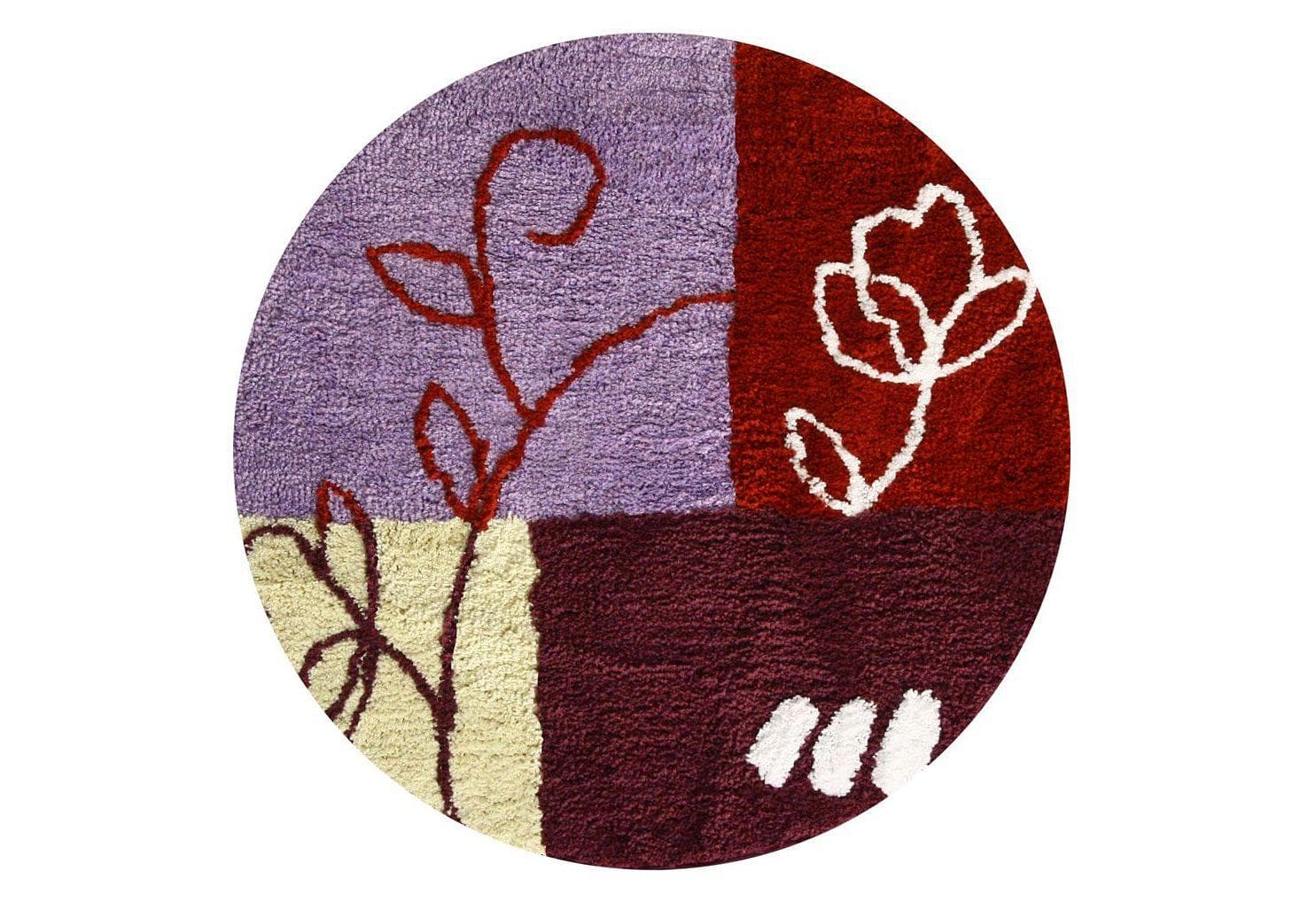 Kinzler Badematte Gedinne 80 cm Aubergine Polyester