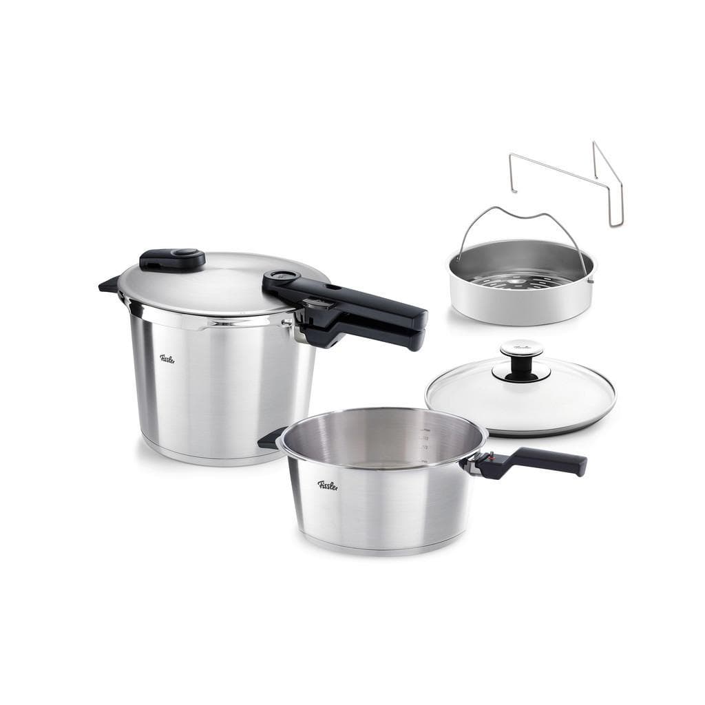 Fissler Schnellkochtopfset Vitaquick Premium 3-teilig Edelstahl