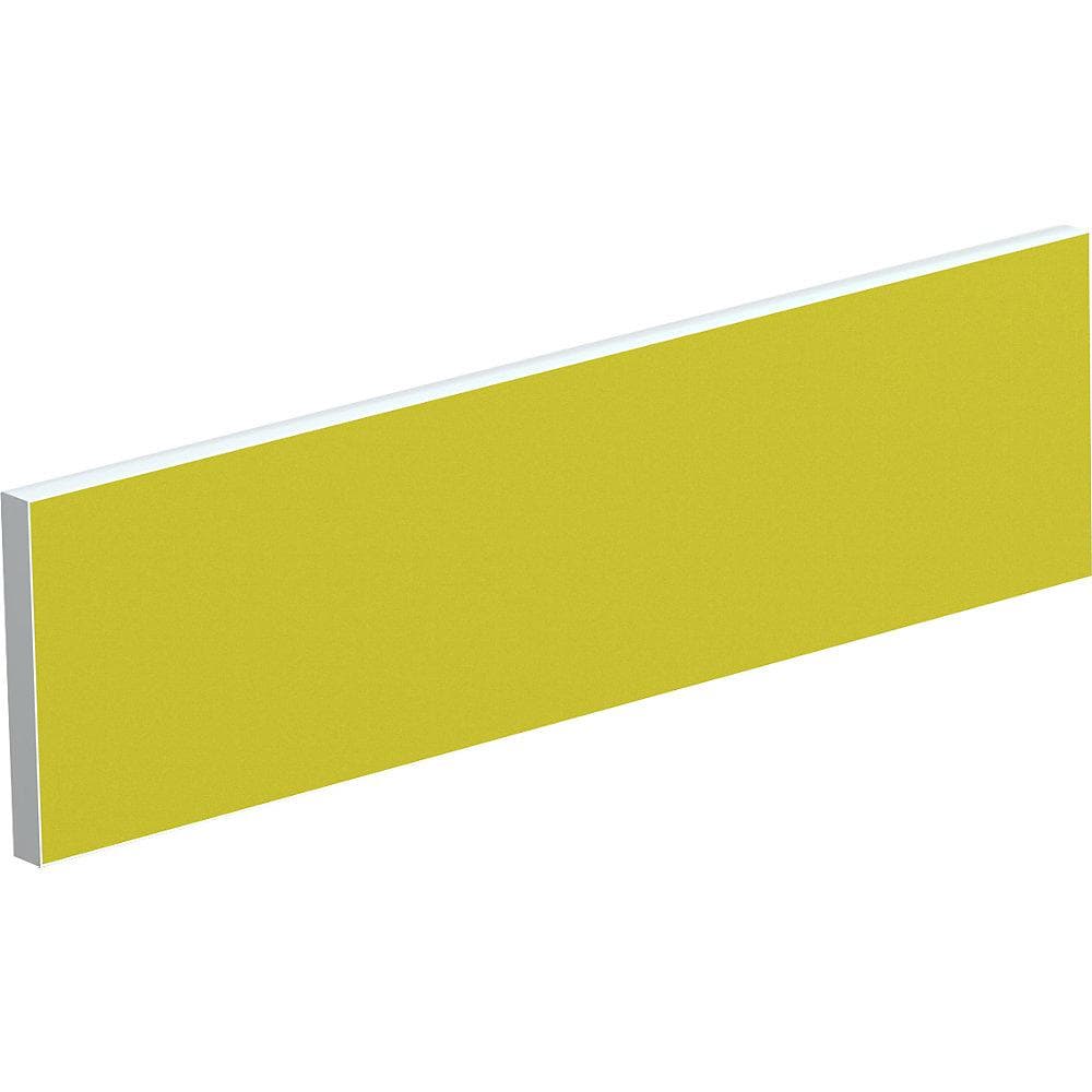 EasyDesk Tischtrennwand Grün Weiß Aluminium