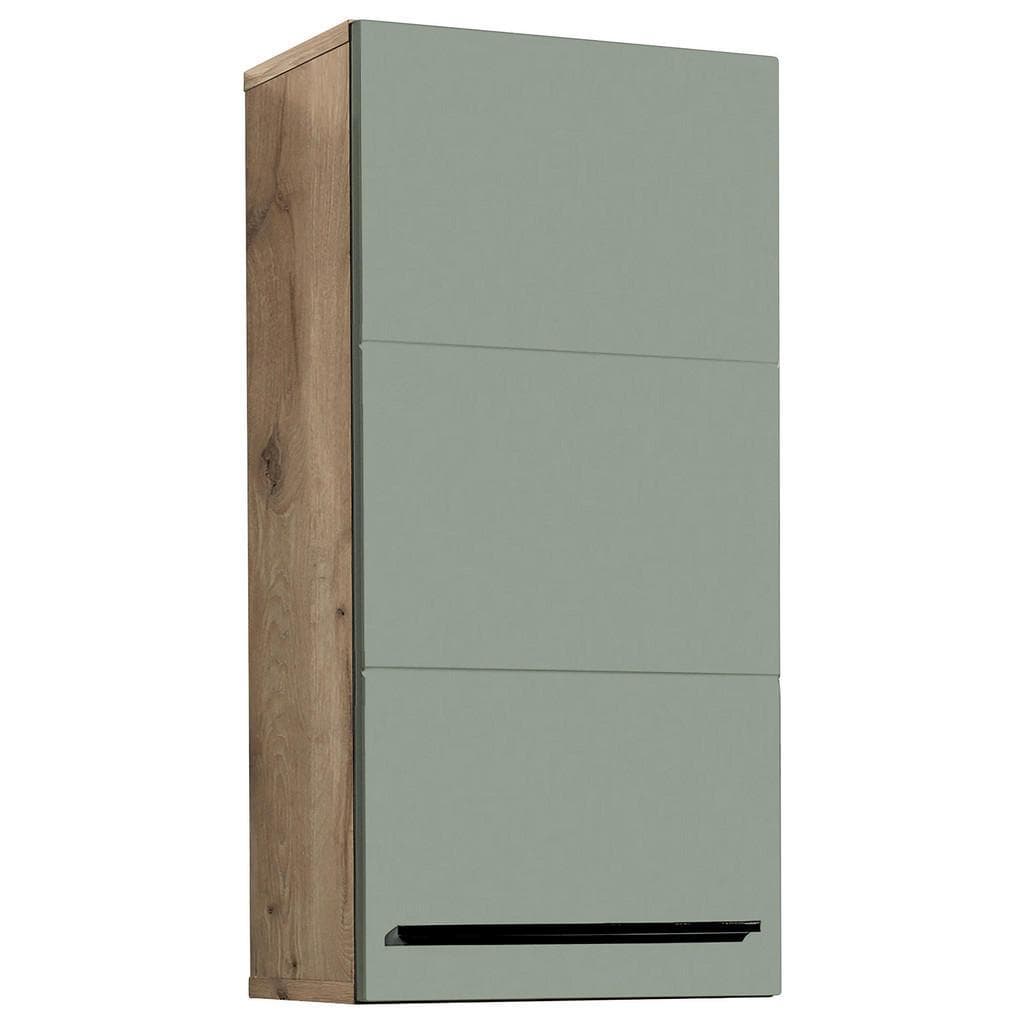 Mid.you Hängeschrank Grün Eiche Holzwerkstoff 1 Fach