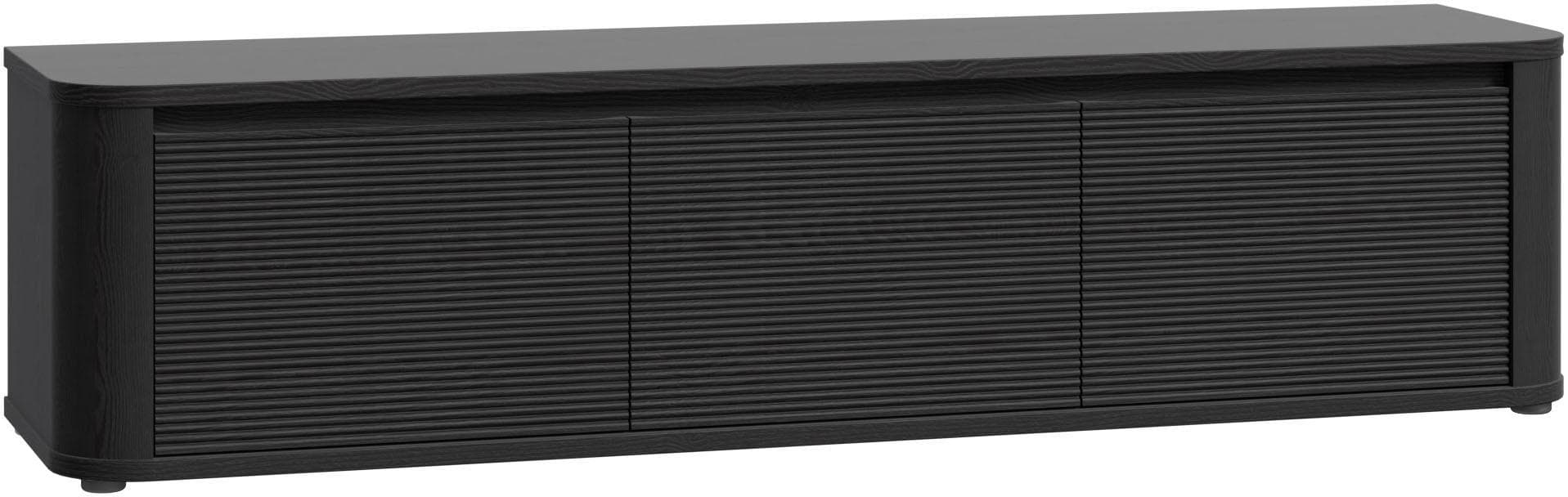 FORTE TV-Board Cabazone Eiche Schwarz Eiche Soft Close