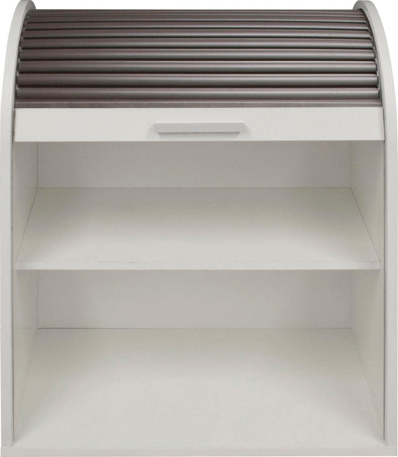 Mäusbacher Rollladenschrank Big System Office weiß matt lack graphit