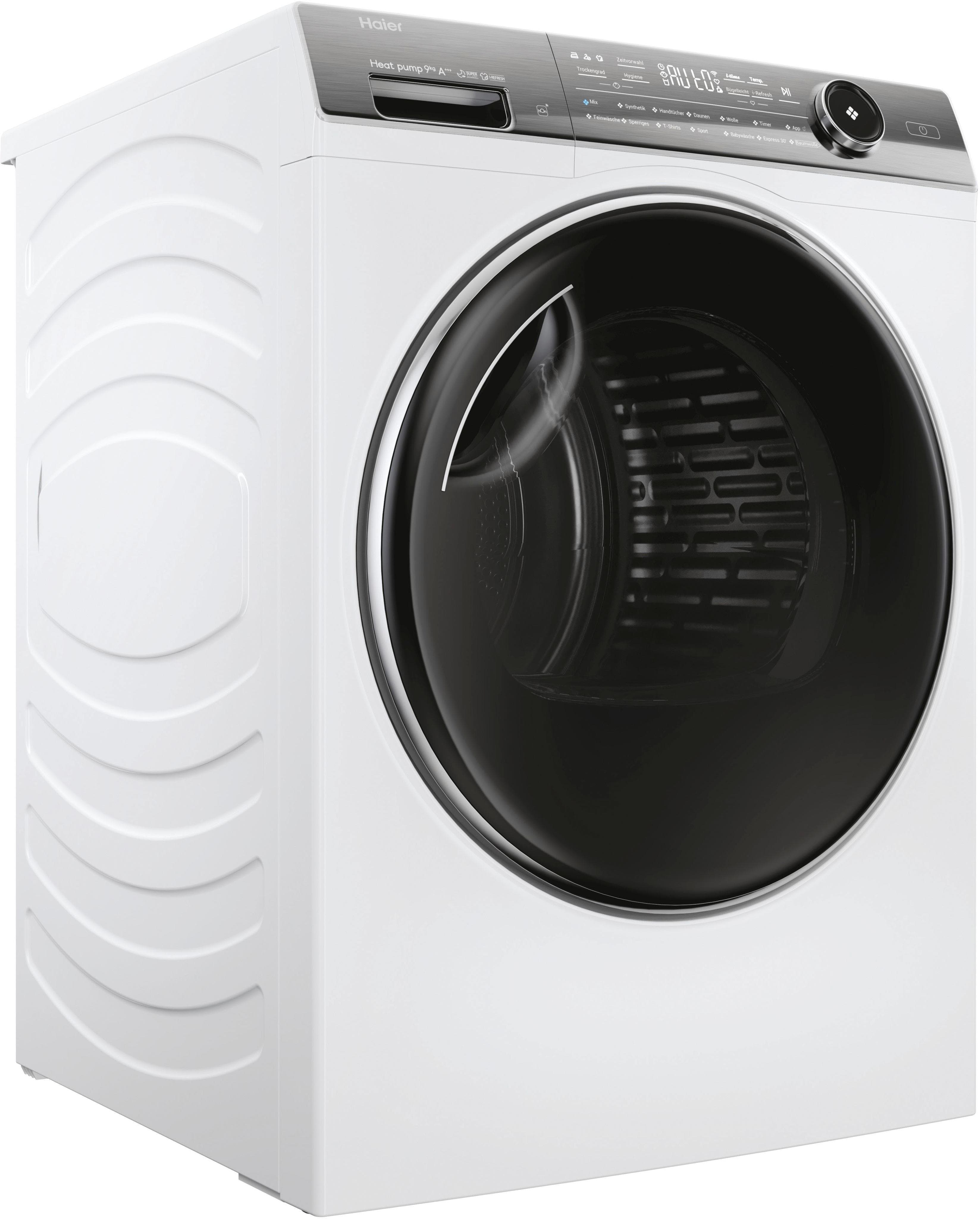 HAIER Wärmepumpentrockner HD90-A3Q979U1 9 kg Weiß