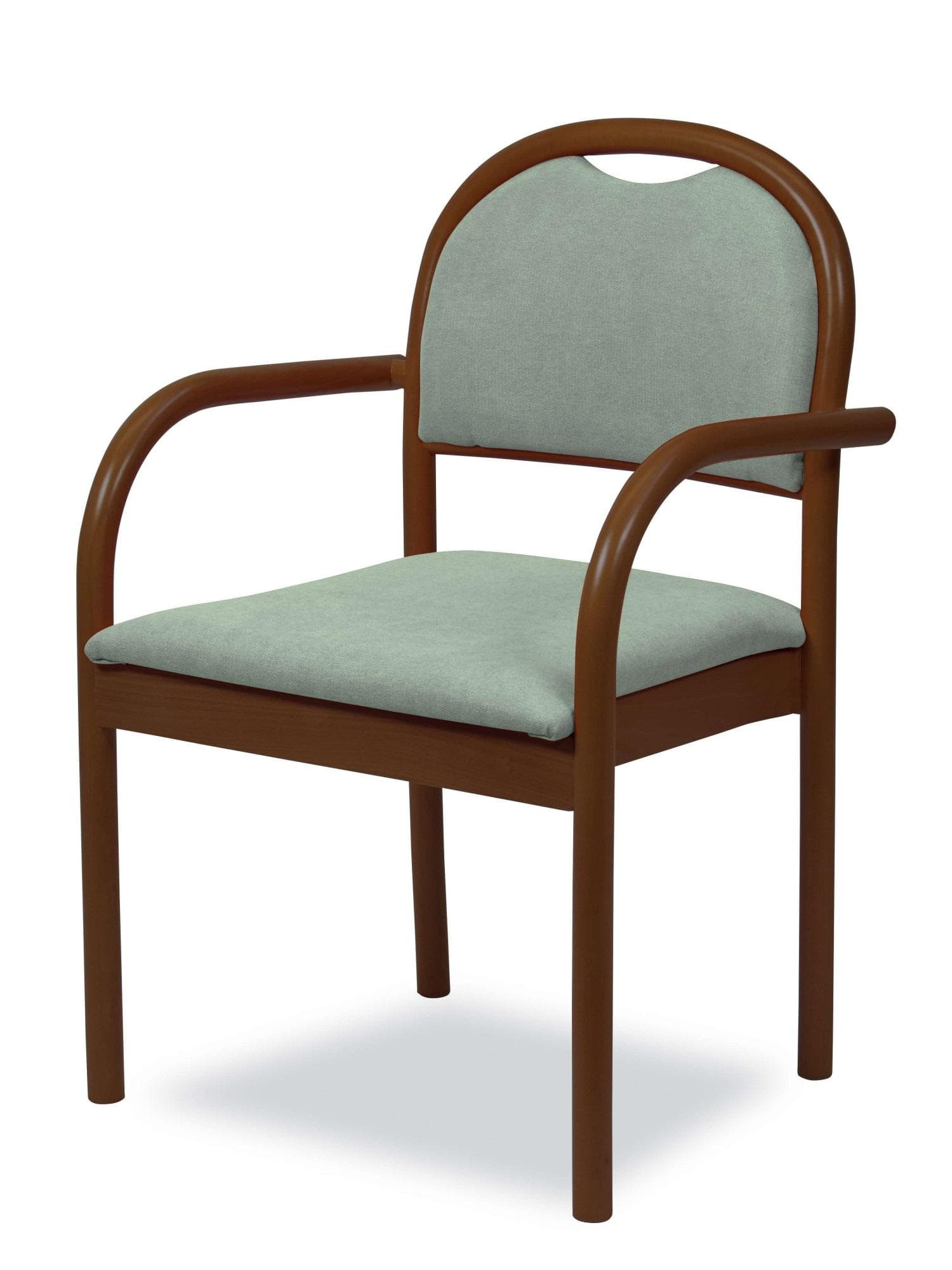 Home Affaire Roma Armlehnstuhl Stapelbar Nussbaum Watergreen