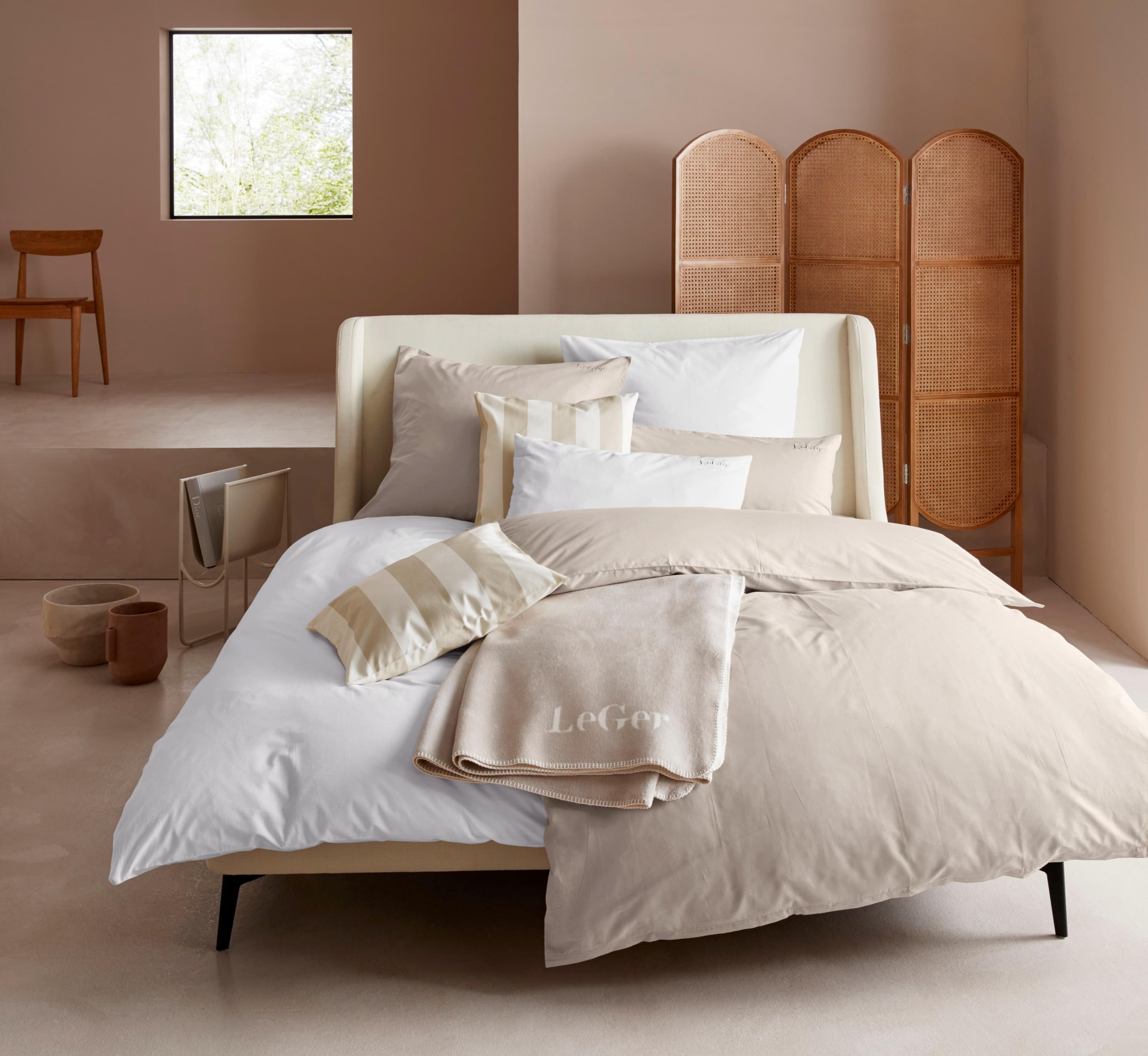 LeGer Home by Lena Gercke Bettwäsche Anisa Baumwolle Unifarben